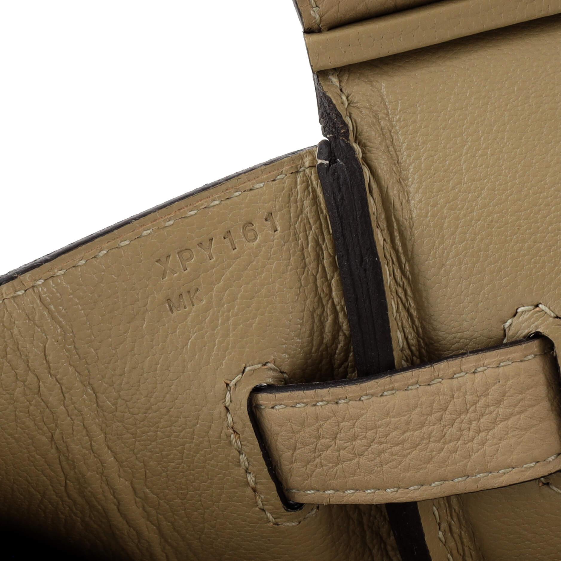 Hermes Birkin Handbag Light Togo with Gold Hardware 35 7