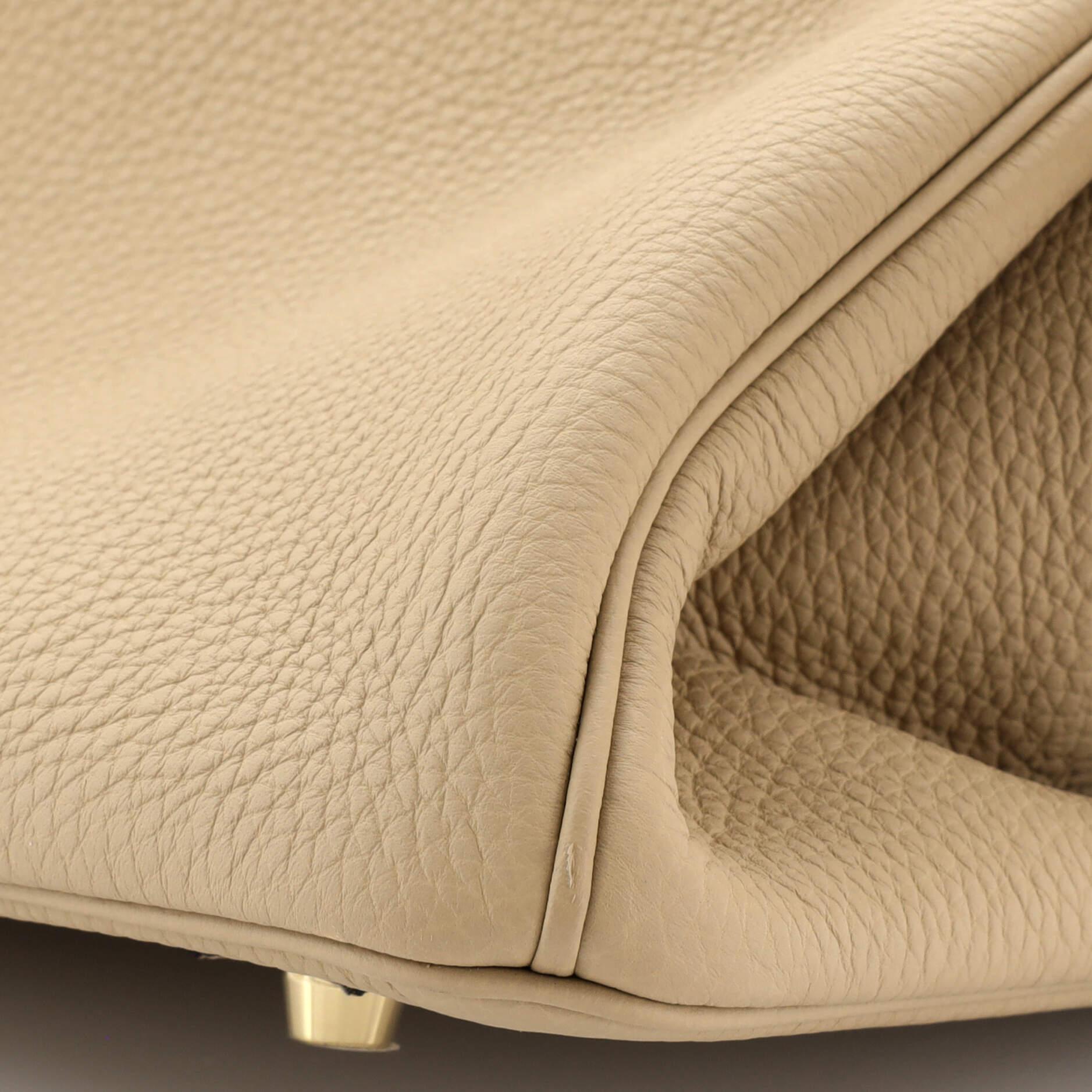 Hermes Birkin Handbag Light Togo with Gold Hardware 35 4