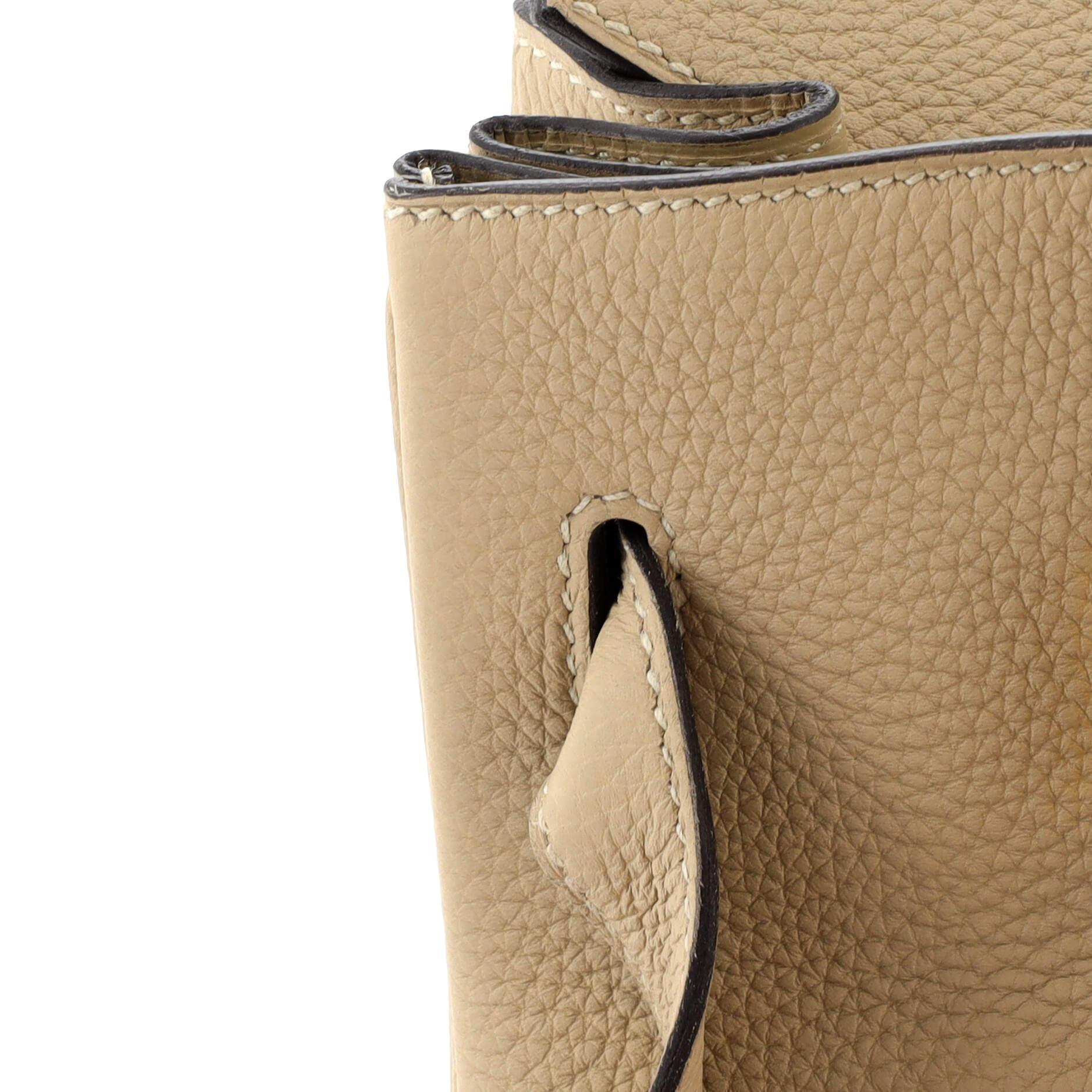Hermes Birkin Handbag Light Togo with Gold Hardware 35 5