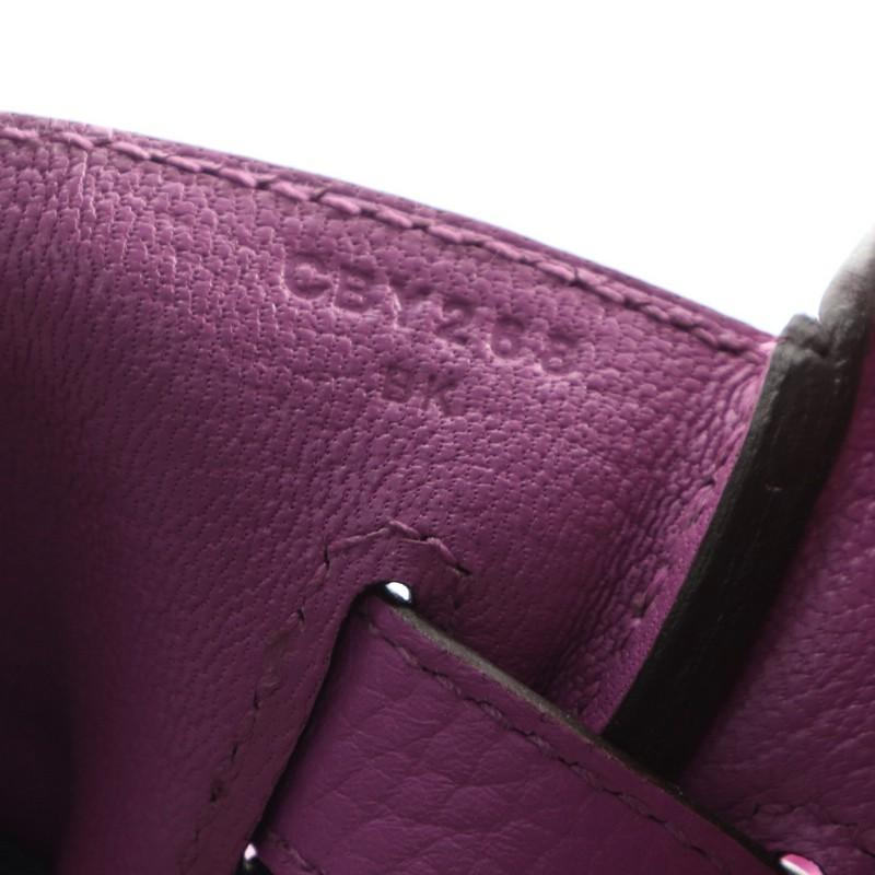 Hermes Birkin Handbag Magnolia Clemence with Palladium Hardware 30 3