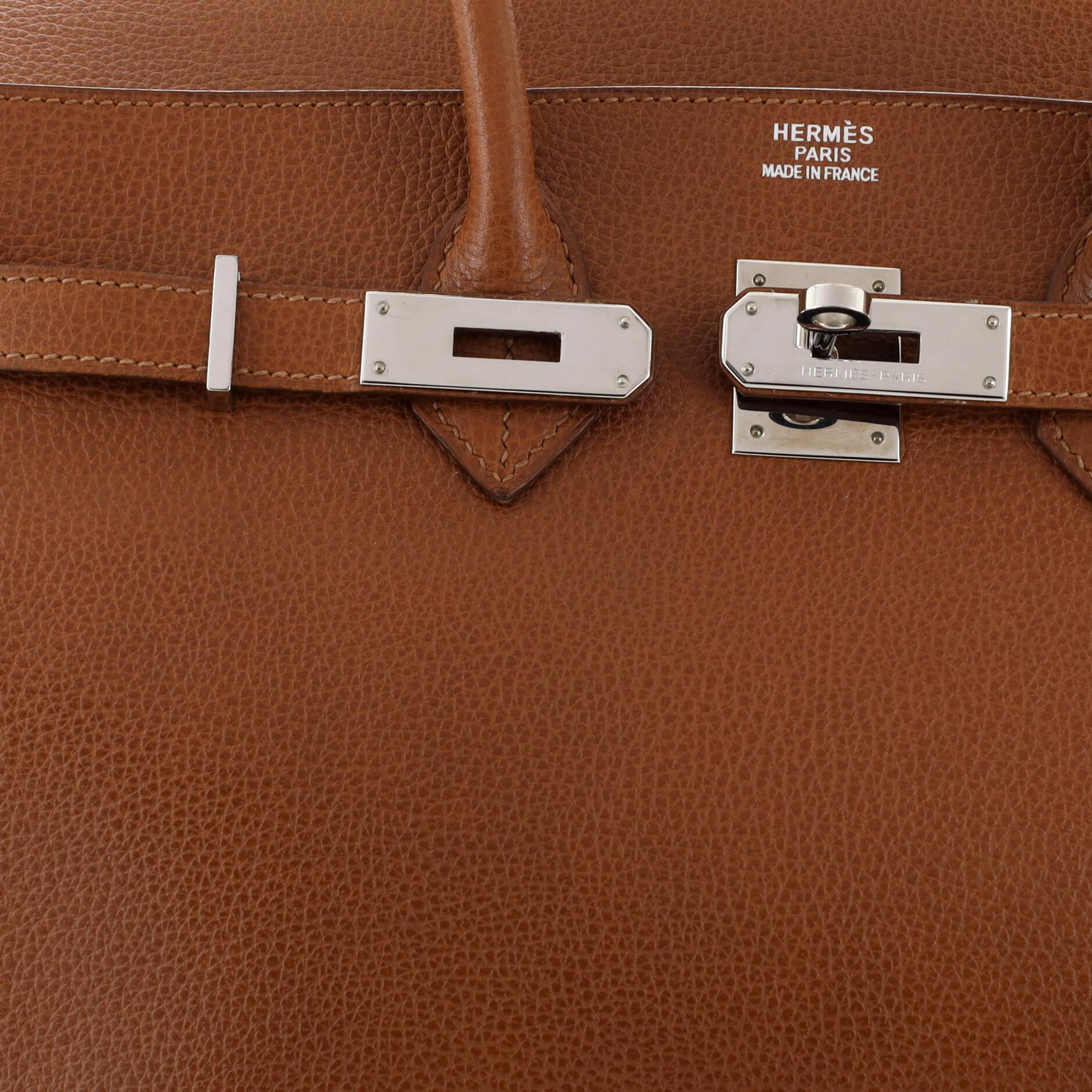Hermes Birkin Handbag Marron D’Inde Vache Liegee with Palladium Hardware 35 2