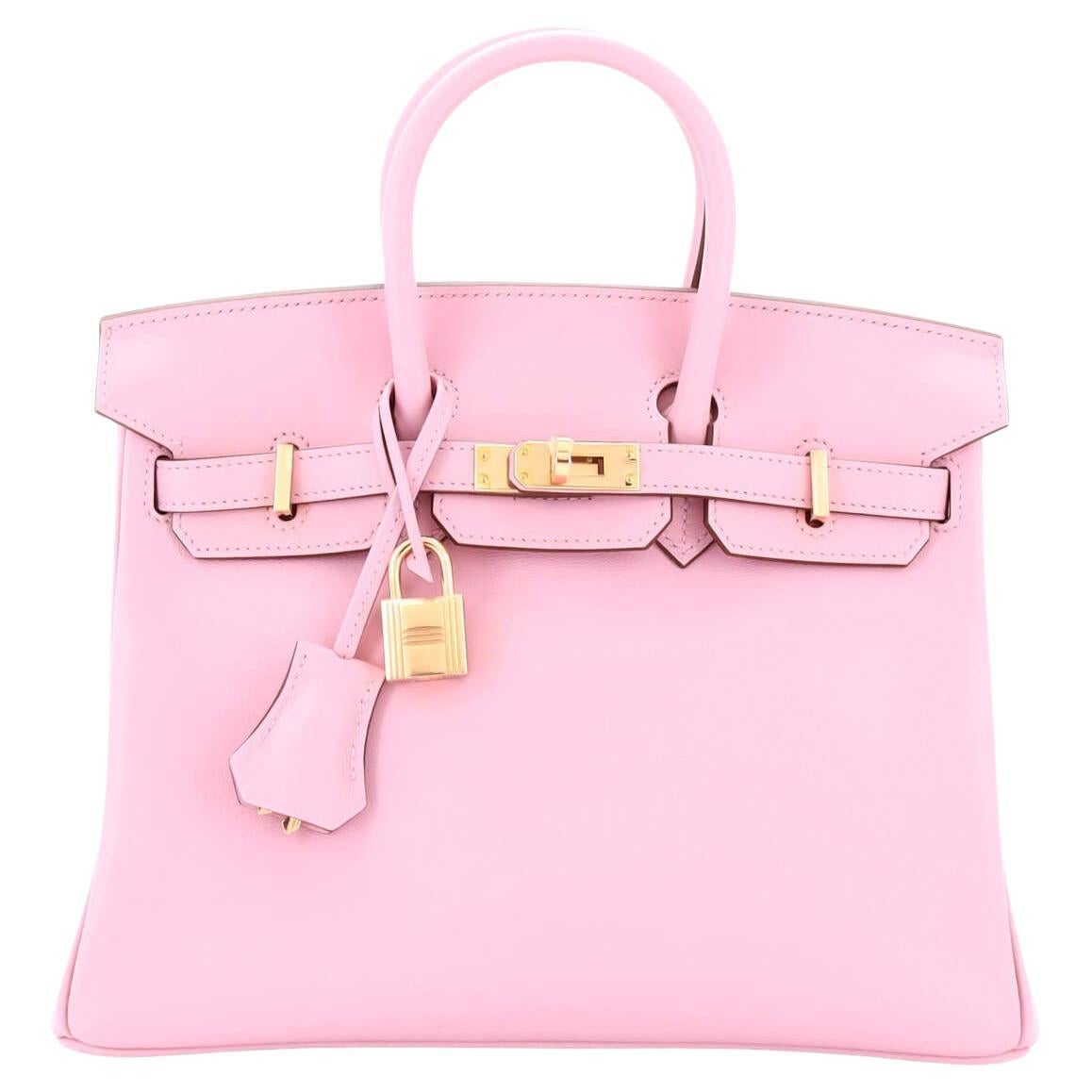 pink gold hardware birkin bag