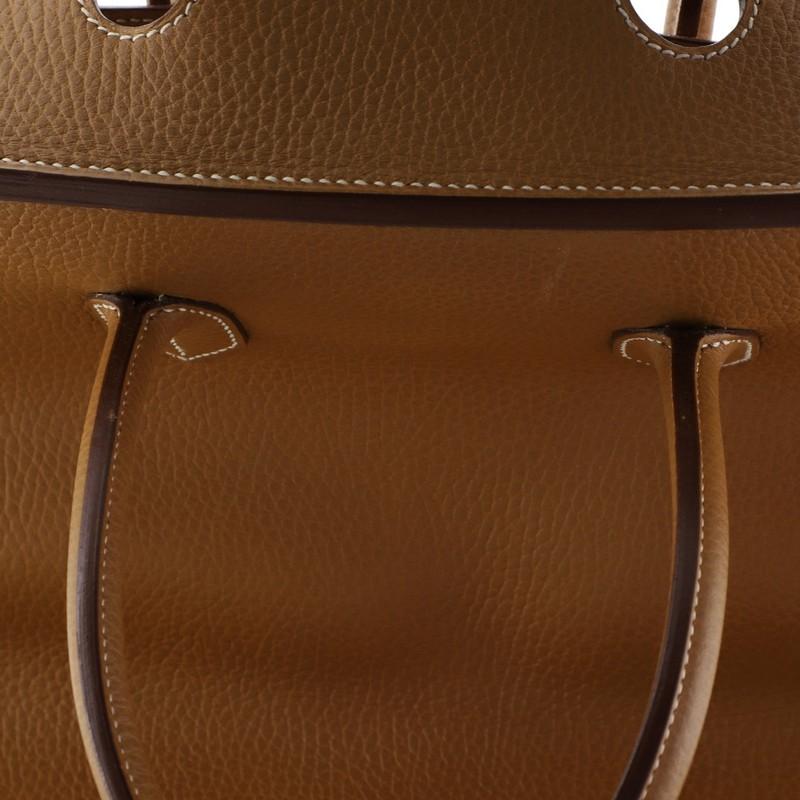 Hermes Birkin Handbag Natural Ardennes with Gold Hardware 35, 2