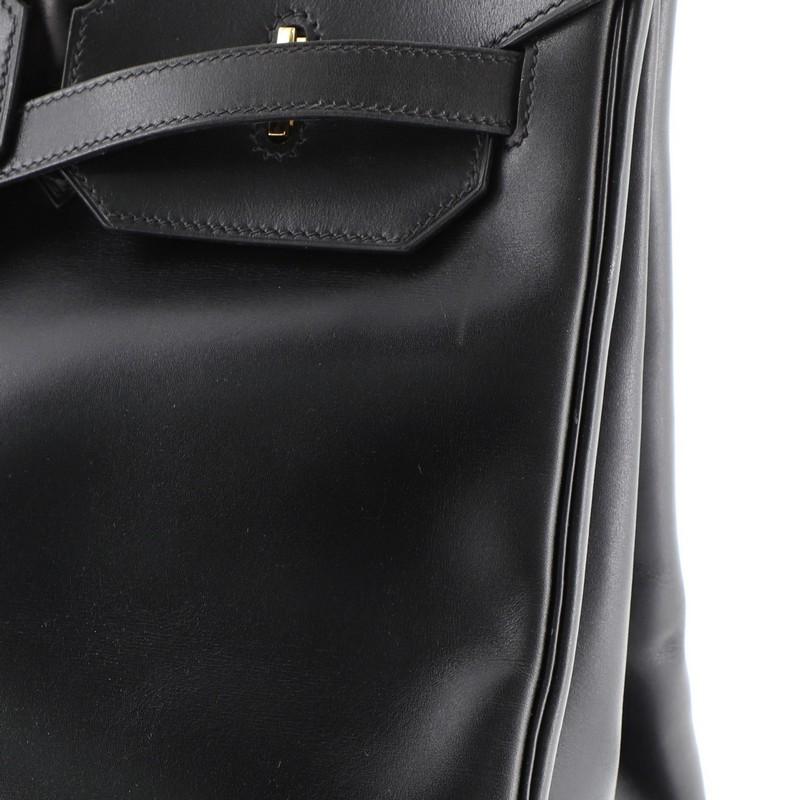 Hermes Birkin Handbag Noir Box Calf With Gold Hardware 40  3