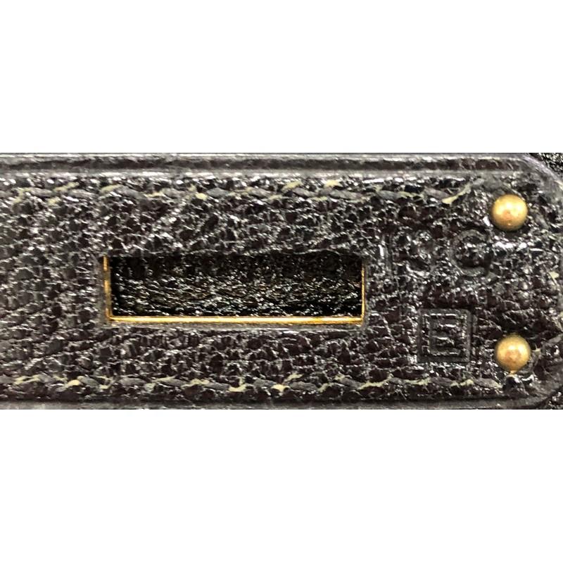 Hermes Birkin Handbag Noir Chevre de Coromandel with Gold Hardware 35 2