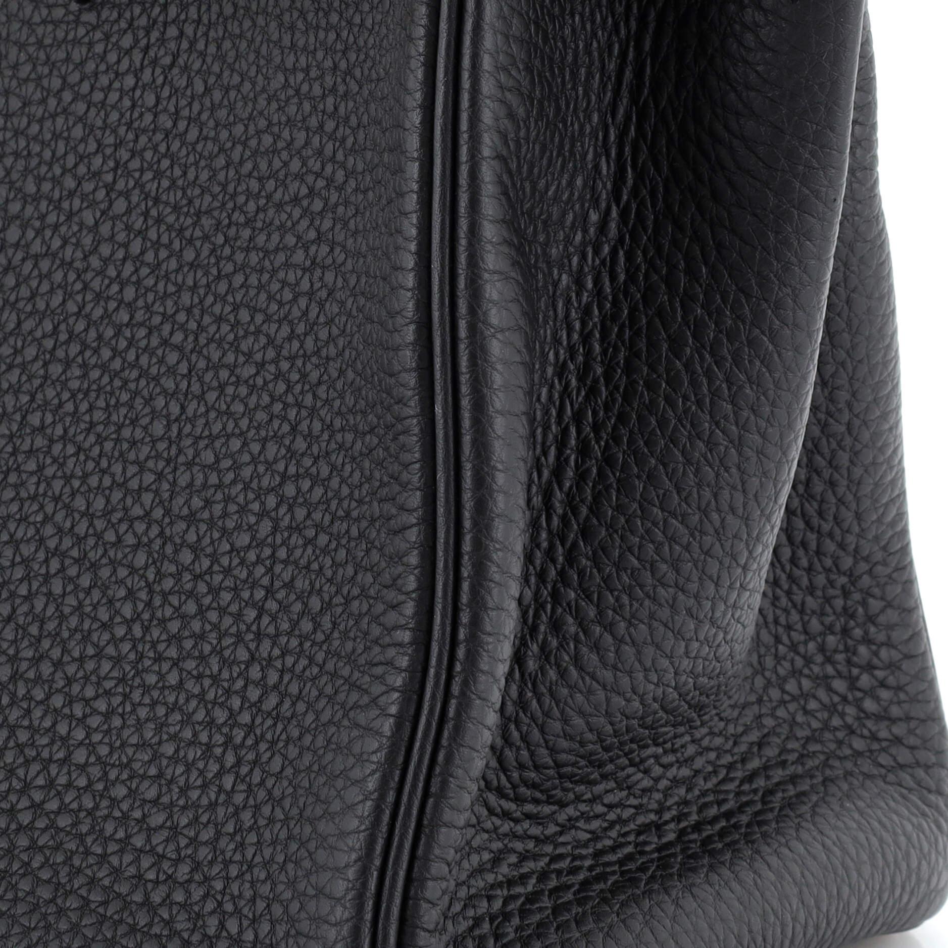 Hermes Birkin Handbag Noir Togo with Gold Hardware 30 4