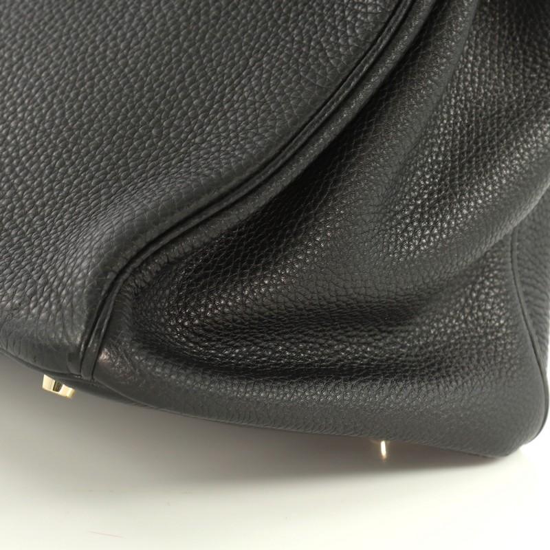 Hermes Birkin Handbag Noir Togo with Gold Hardware 35 2