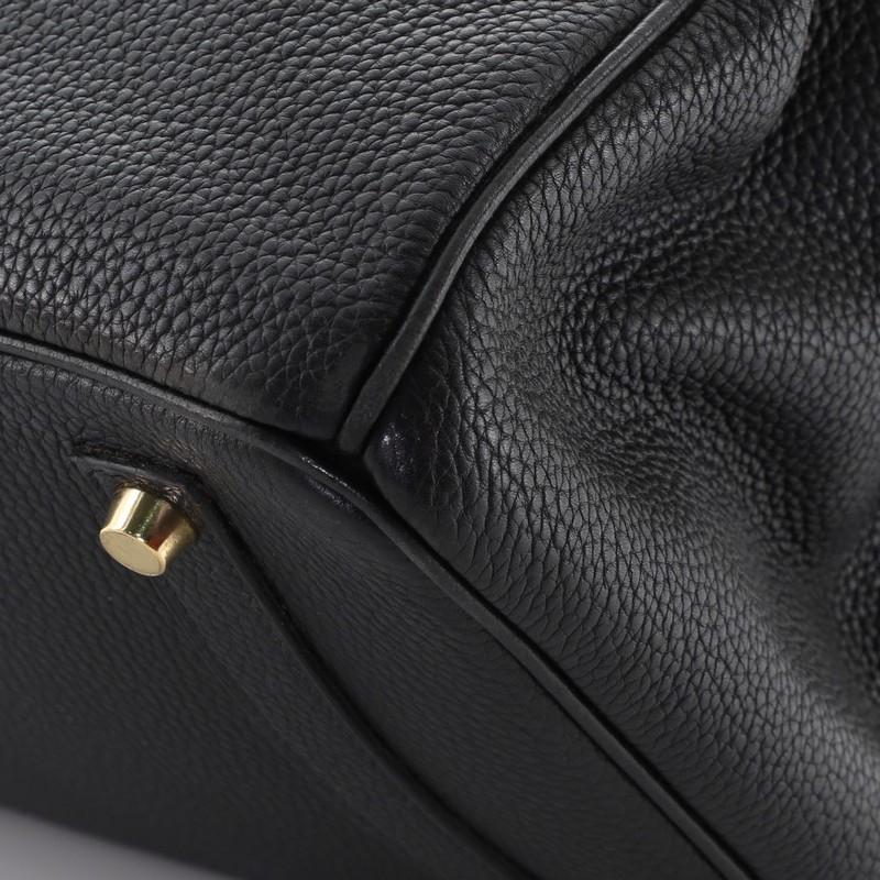 Hermes Birkin Handbag Noir Togo with Gold Hardware 35 2