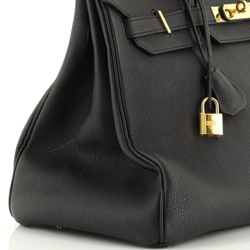 Hermes Birkin Handbag Noir Togo With Gold Hardware 35  2