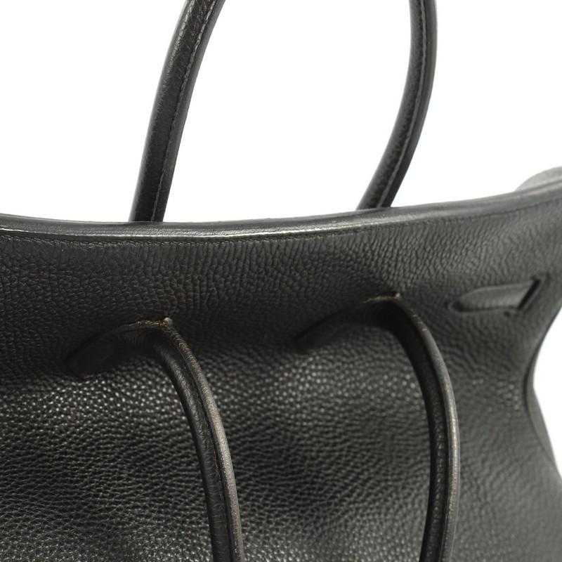 Hermes Birkin Handbag Noir Togo with Gold Hardware 35 4