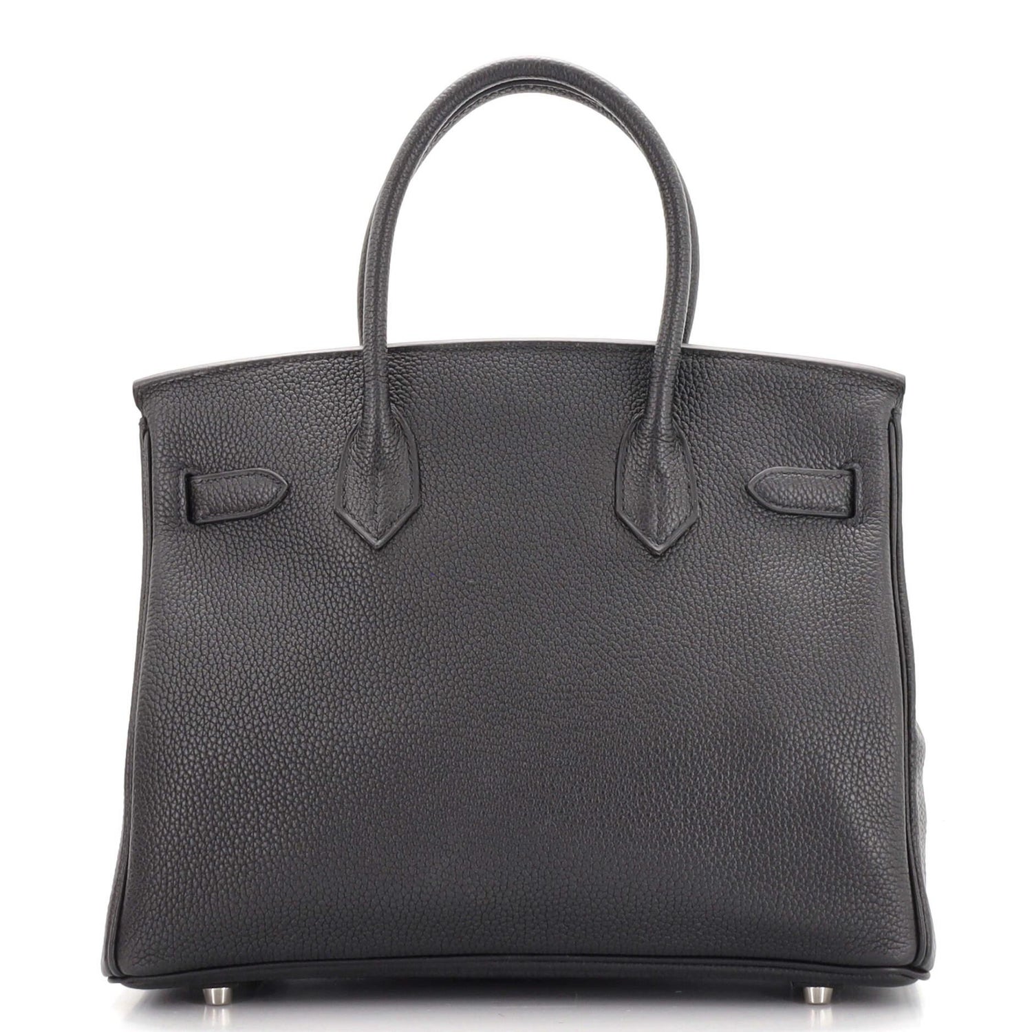 Hermes Birkin Handbag Noir Togo with Palladium Hardware 30 For Sale at  1stDibs