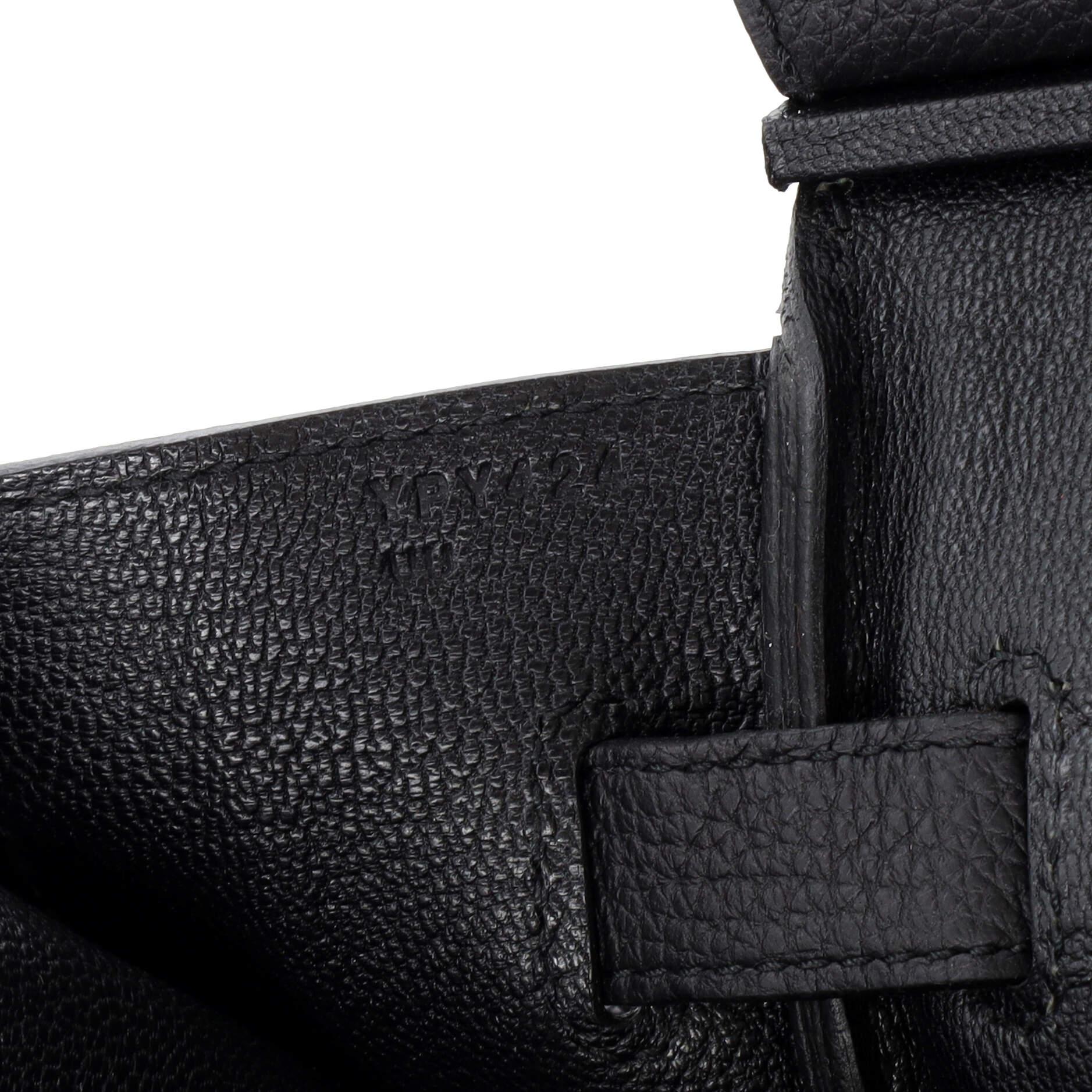 Hermes Birkin Handbag Noir Togo with Rose Gold Hardware 30 6