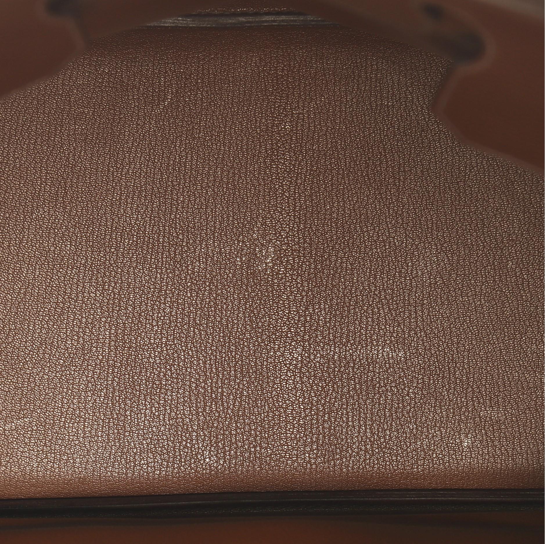 Hermes Birkin Handbag Noisette Ardennes with Gold Hardware 40 6