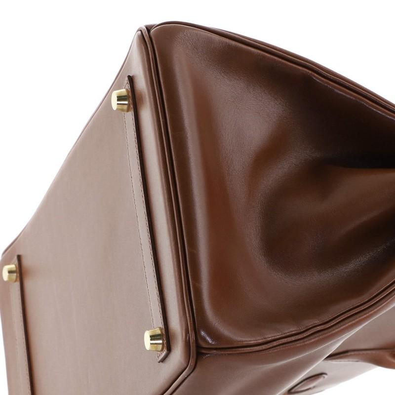 Hermes Birkin Handbag Noisette Box Calf with Gold Hardware 35 3