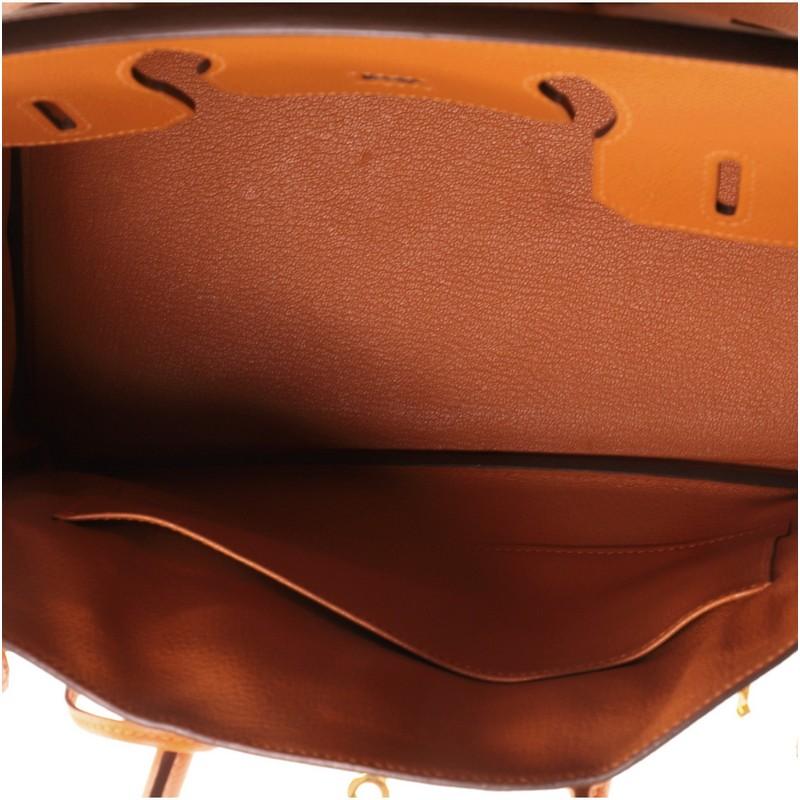Hermes Birkin Handbag Orange H Epsom with Gold Hardware 30 1