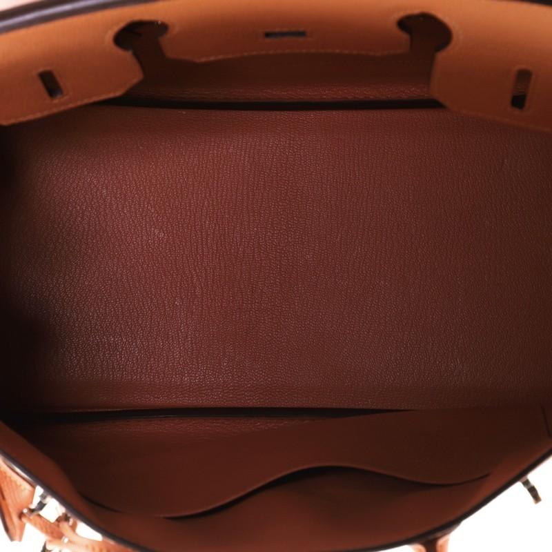 Hermes Birkin Handbag Orange H Epsom with Palladium Hardware 30 1