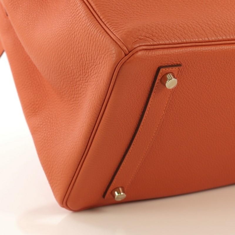 Hermes Birkin Handbag Orange H Togo with Gold Hardware 35 3