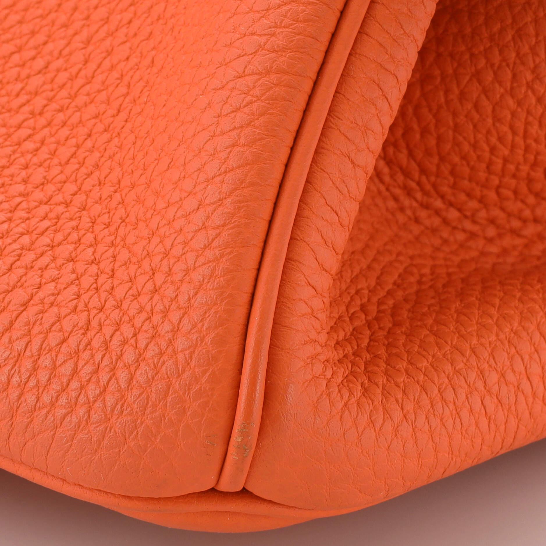 Hermes Birkin Handbag Orange Poppy Togo with Gold Hardware 30 For Sale 6