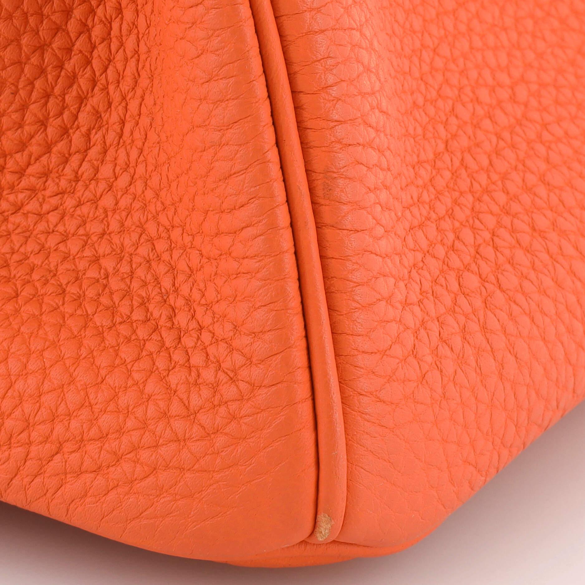 Hermes Birkin Handbag Orange Poppy Togo with Gold Hardware 30 For Sale 5