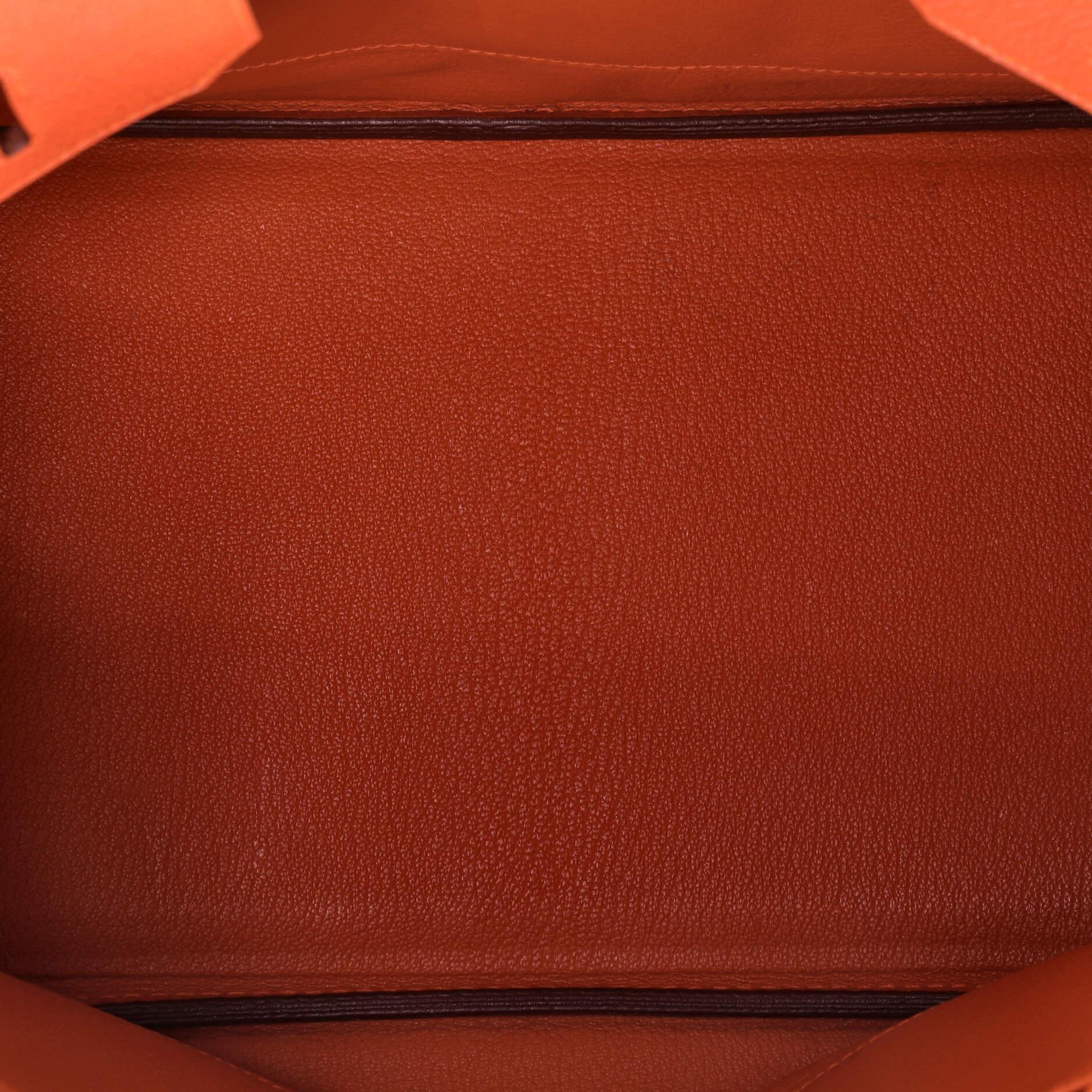 Hermes Birkin Handbag Potiron Togo with Gold Hardware 35 1