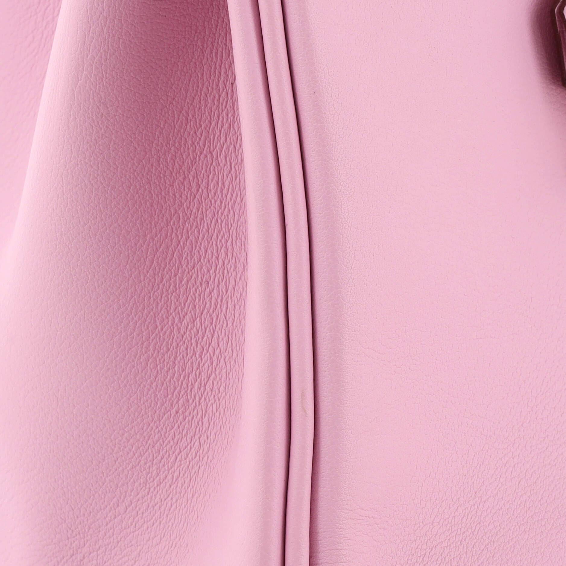 Hermes Birkin Handbag Purple Swift with Rose Gold Hardware 25 5