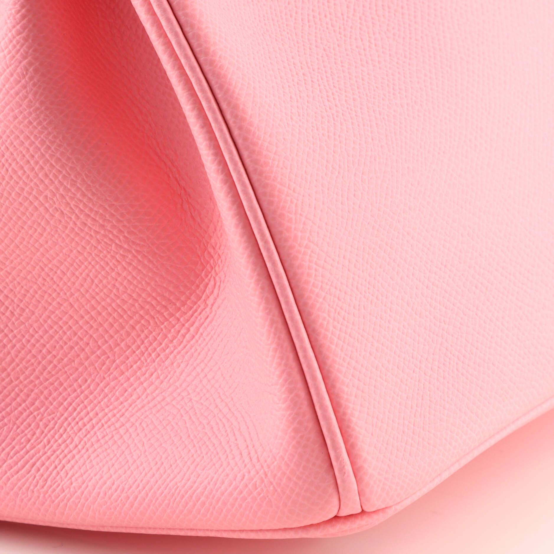 Sac à main Hermès Birkin Confetti rose en cuir Epsom avec finitions en palladium 30 3