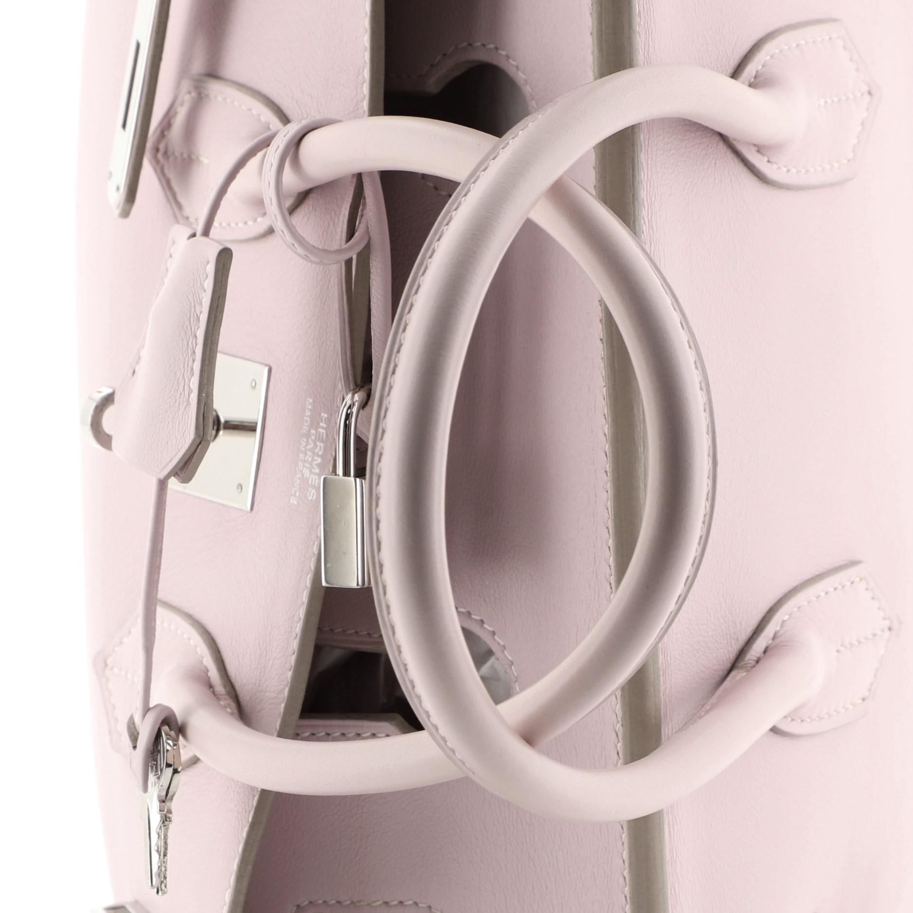 Hermes Birkin Handbag Rose Dragee Swift with Palladium Hardware 35 2