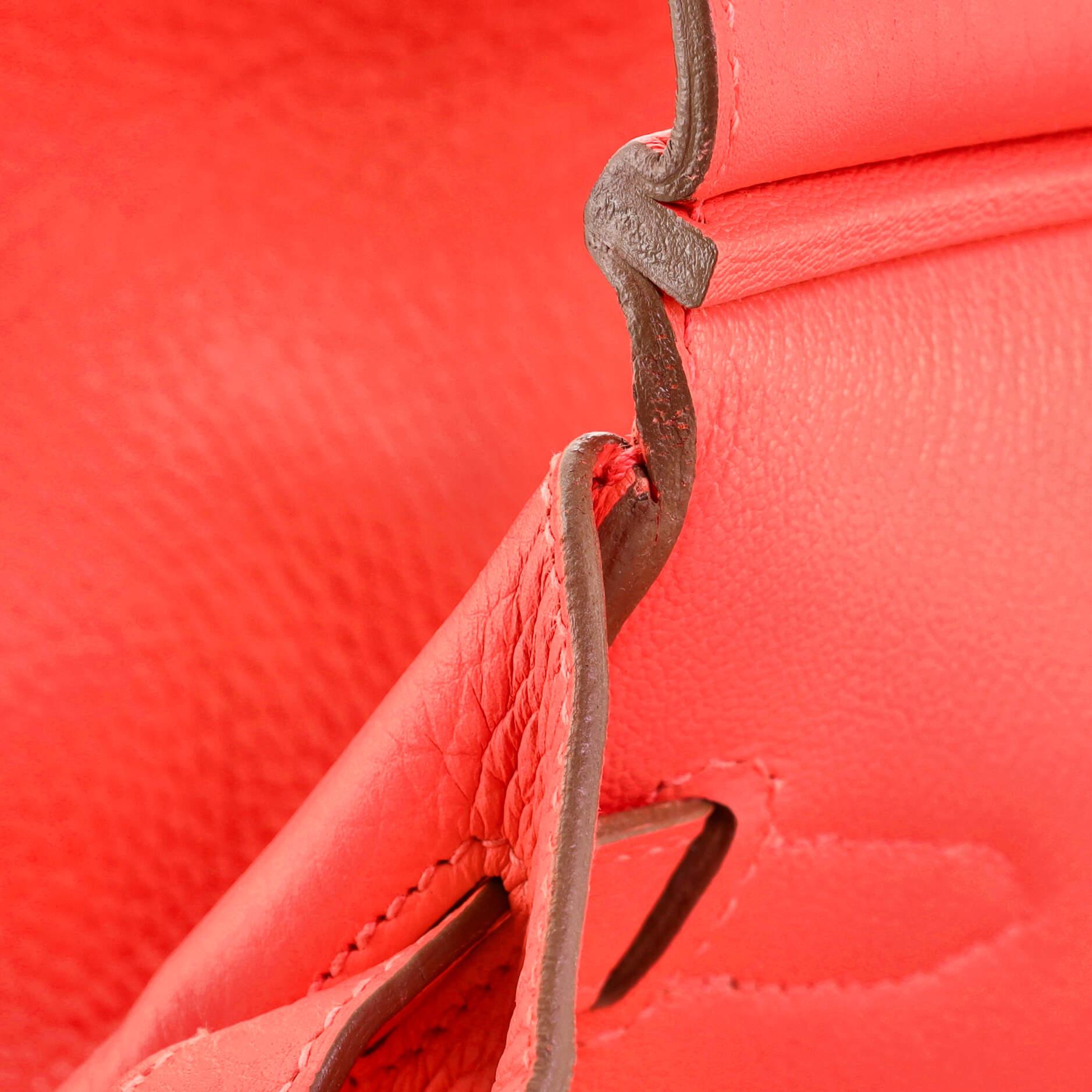 Hermes Birkin Handbag Rose Jaipur Clemence with Gold Hardware 35 2