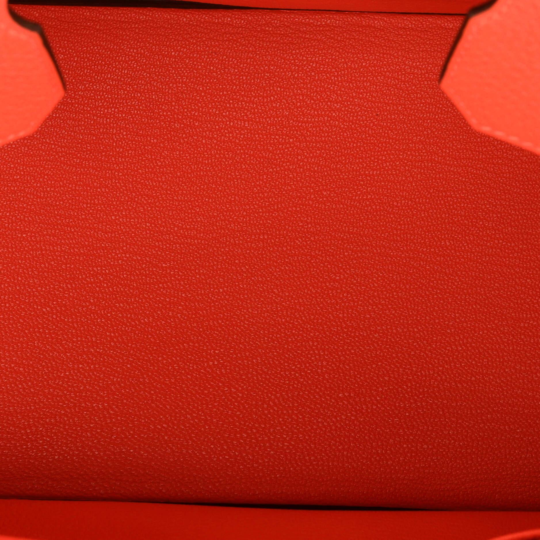 Hermes Birkin Handbag Rose Jaipur Clemence with Palladium Hardware 30 2