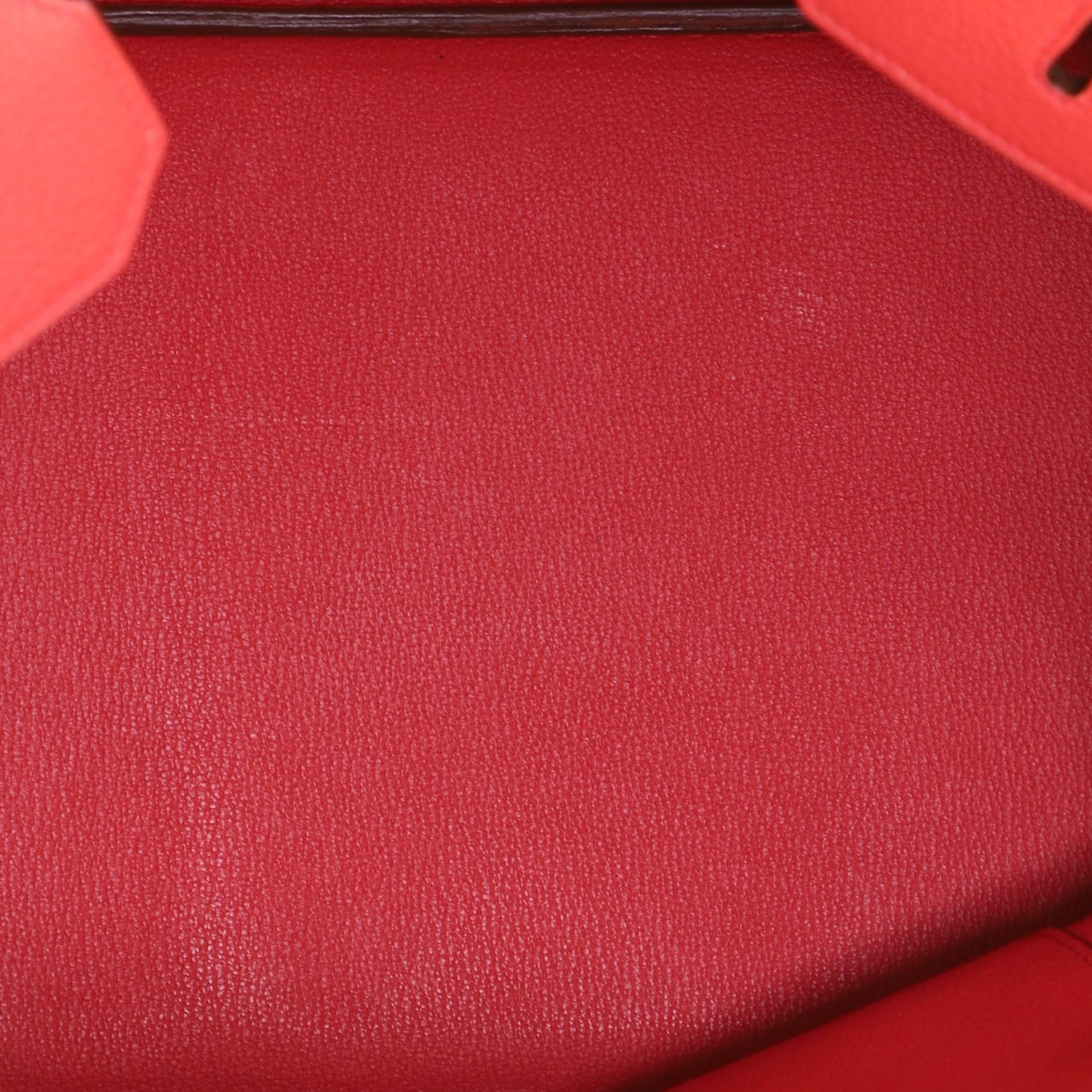 Women's or Men's Hermes Birkin Handbag Rose Jaipur Clemence with Palladium Hardware 40