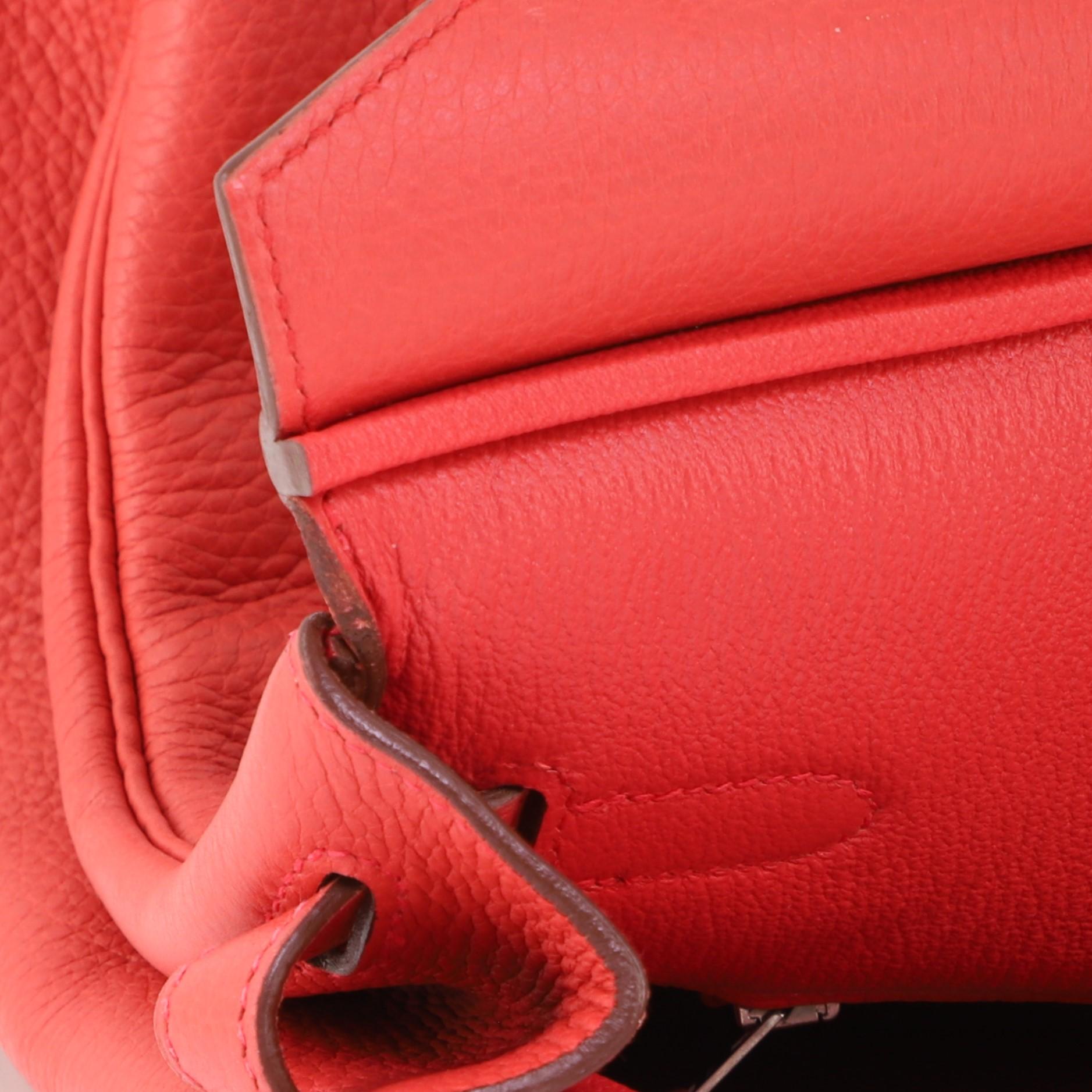 Hermes Birkin Handbag Rose Jaipur Clemence with Palladium Hardware 40 3