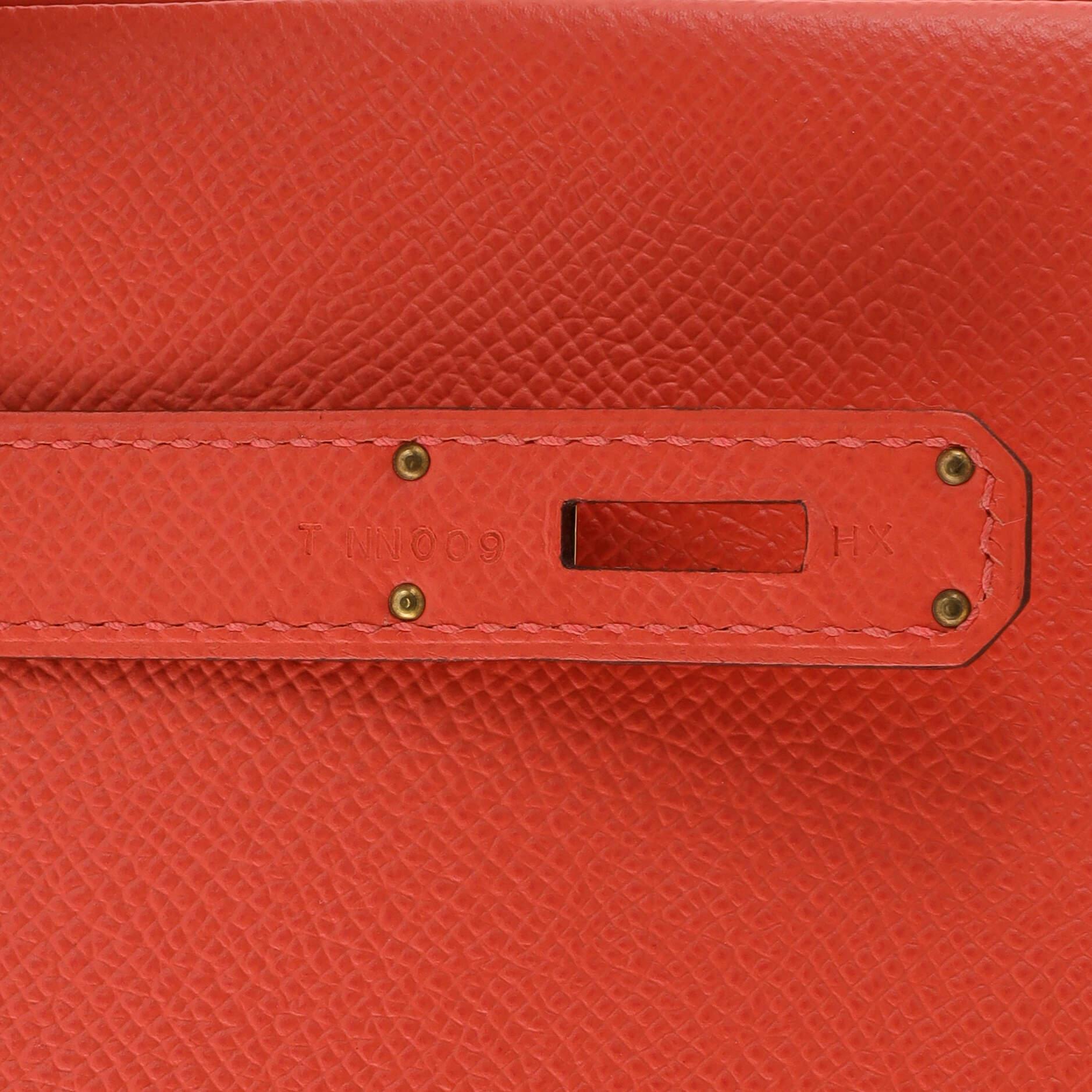 Hermes Birkin Handbag Rose Jaipur Epsom with Gold Hardware 35 6