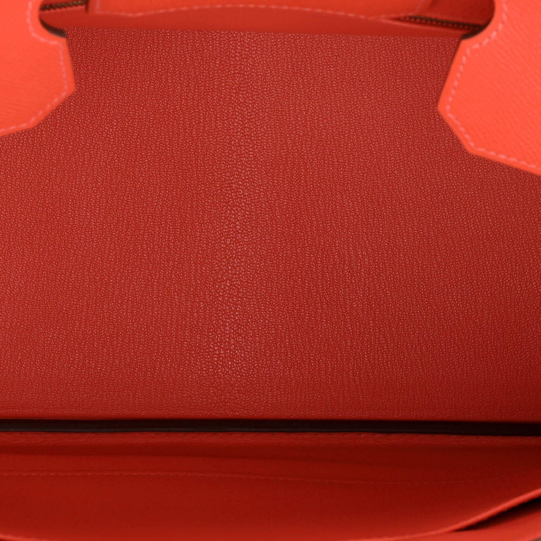 Hermes Birkin Handbag Rose Jaipur Epsom with Gold Hardware 35 1
