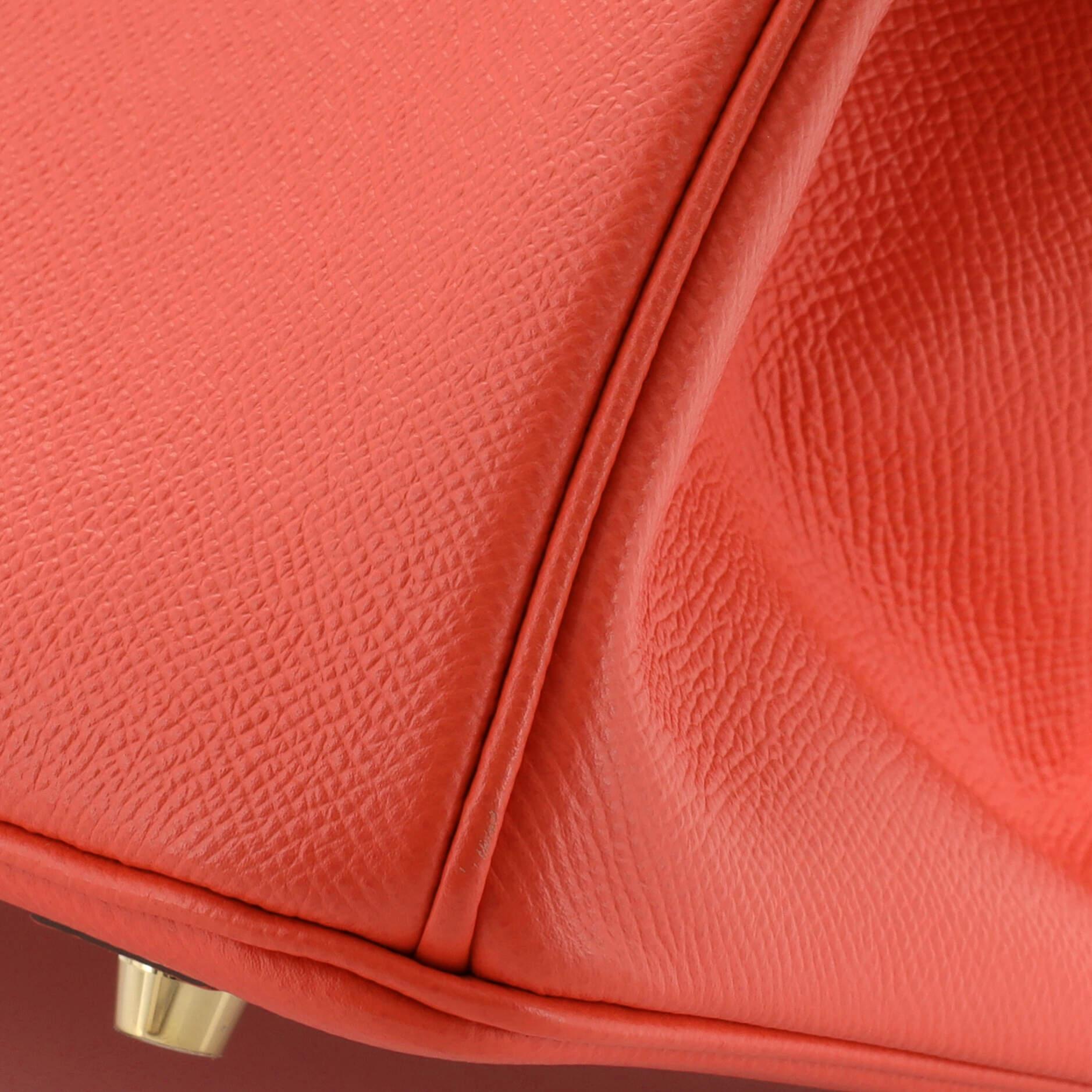 Hermes Birkin Handbag Rose Jaipur Epsom with Gold Hardware 35 4