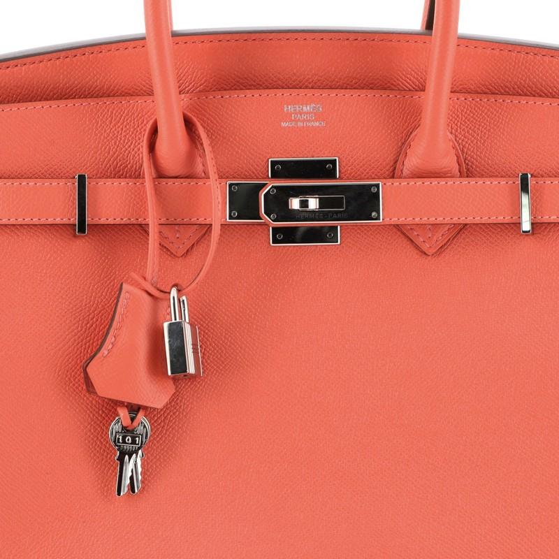 Hermes Birkin Handbag Rose Jaipur Epsom With Palladium Hardware 30  1