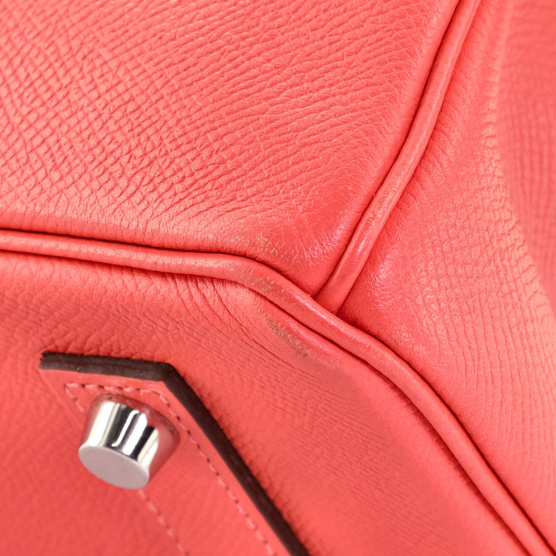 Hermes Birkin Handbag Rose Jaipur Epsom with Palladium Hardware 35 2