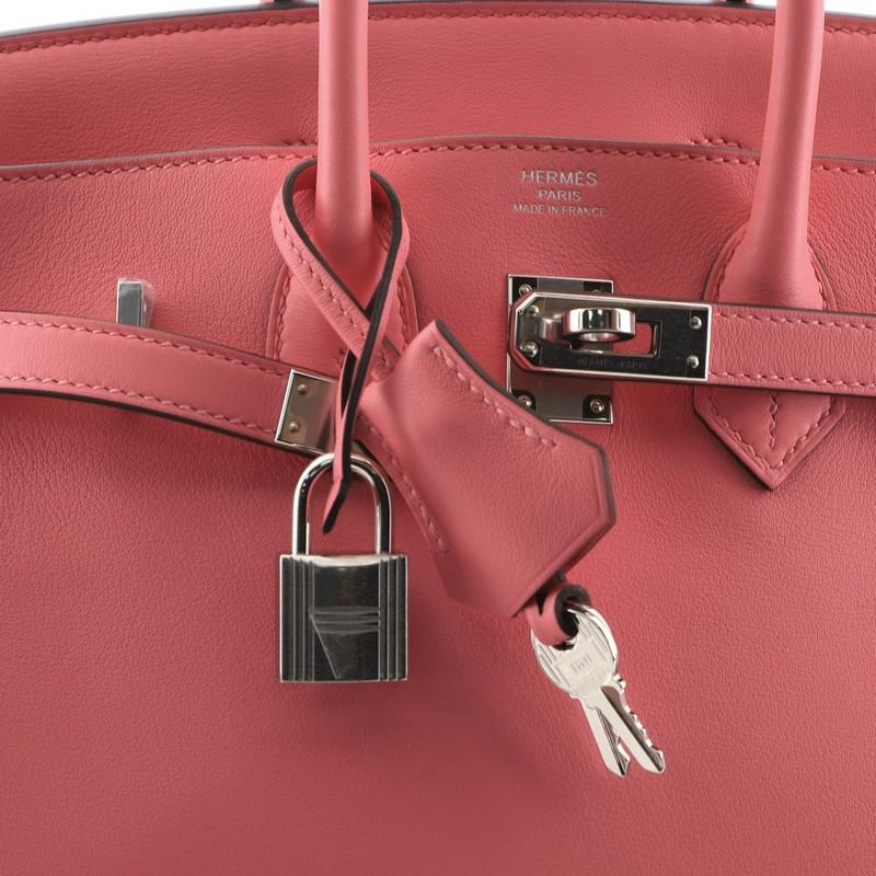 Hermes Birkin Handbag Rose Lipstick Swift with Palladium Hardware 25 2