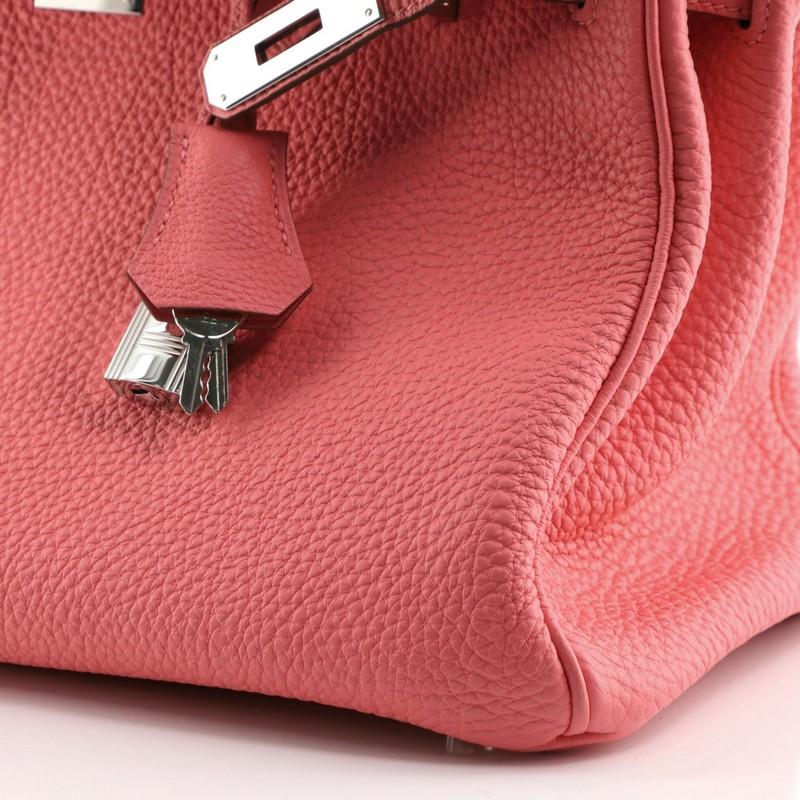 Hermes Birkin Handbag Rose Lipstick Togo with Palladium Hardware 30 1