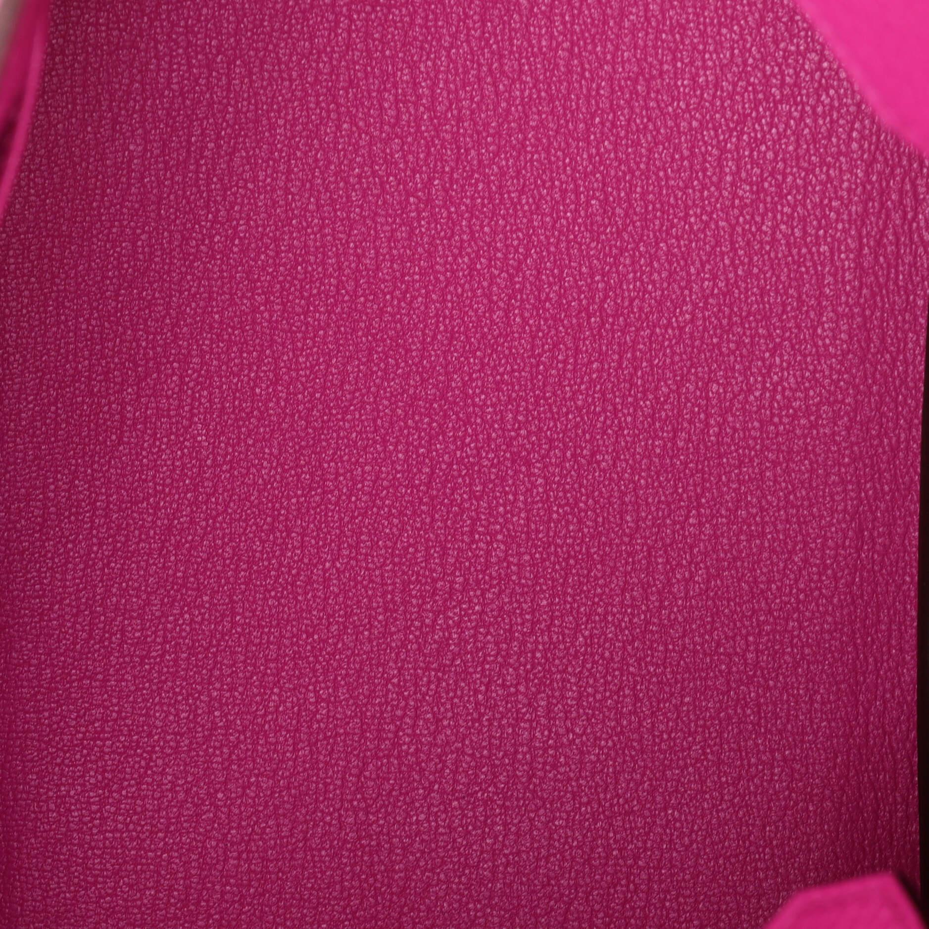 Hermes Birkin Handbag Rose Magnolia Clemence with Palladium Hardware 30 2