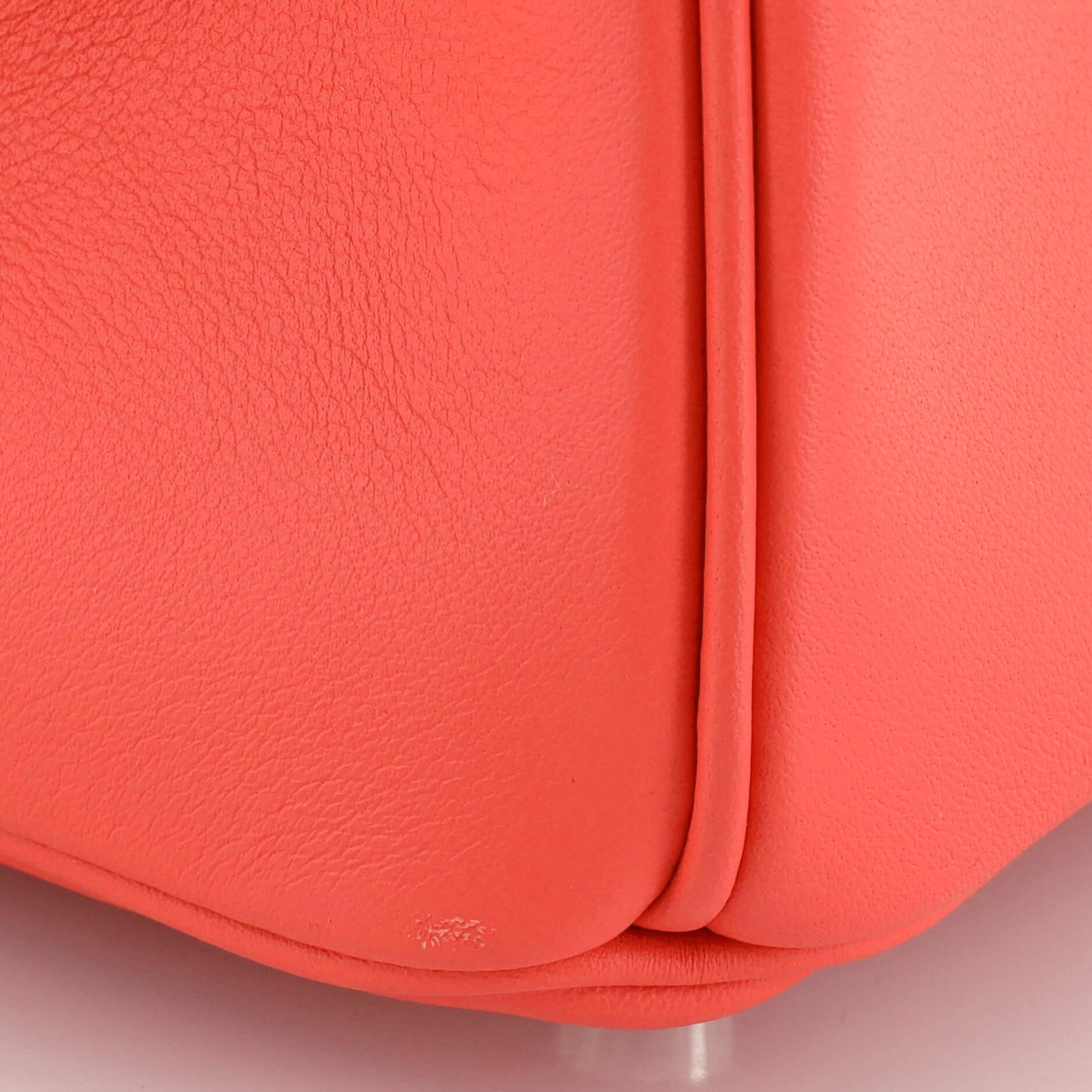 Hermes Birkin Handbag Rose Texas Swift with Palladium Hardware 25 For Sale 1