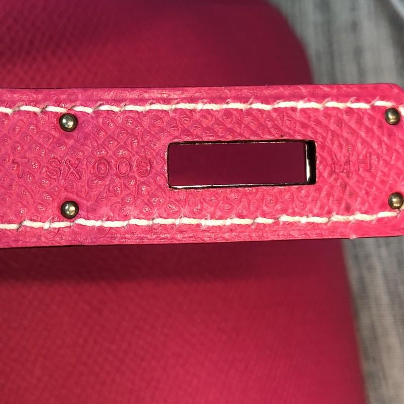Hermes Birkin Handbag Rose Tyrien Epsom with Palladium Hardware 30 3