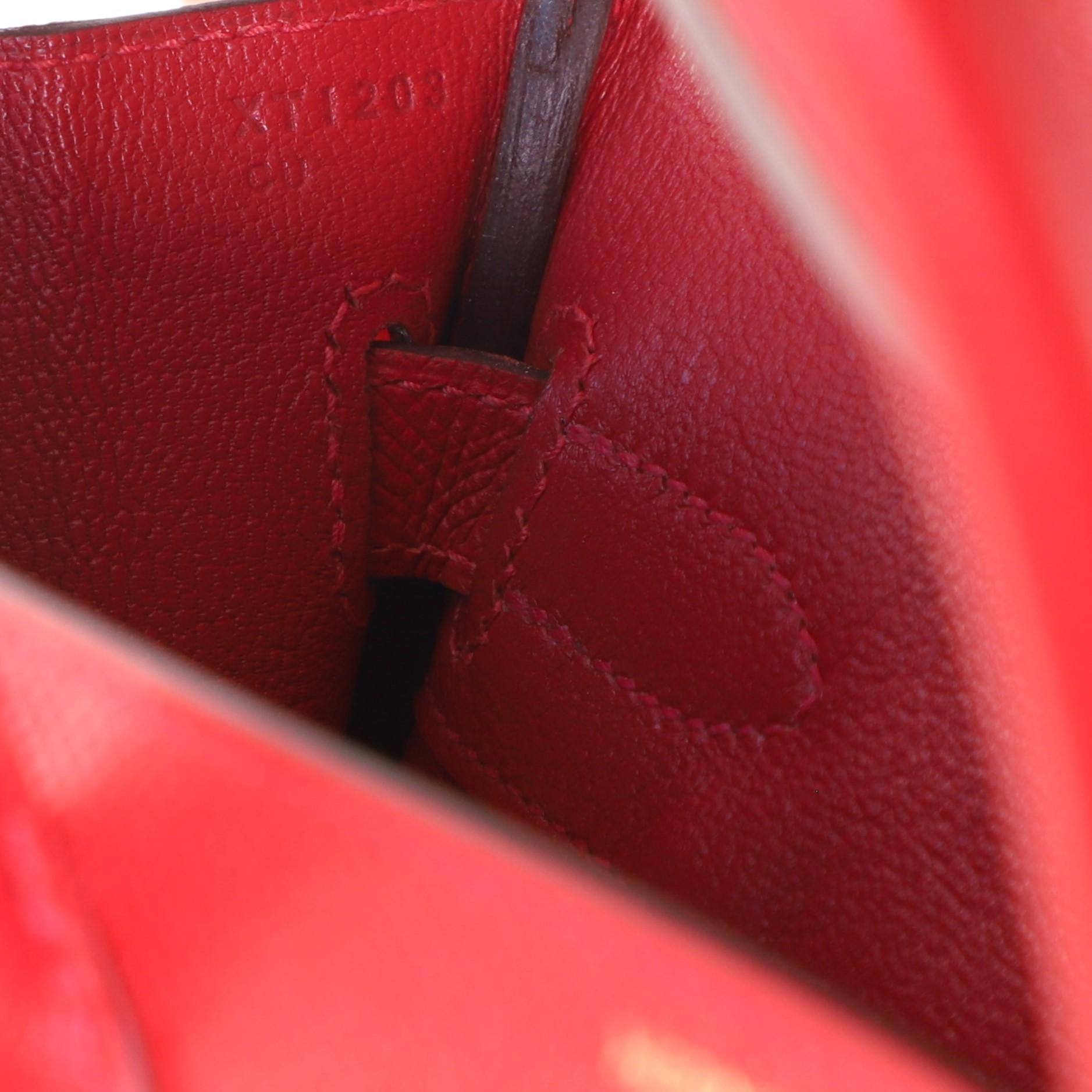 Women's or Men's Hermes Birkin Handbag Rouge Casaque Epsom with Gold Hardware 30
