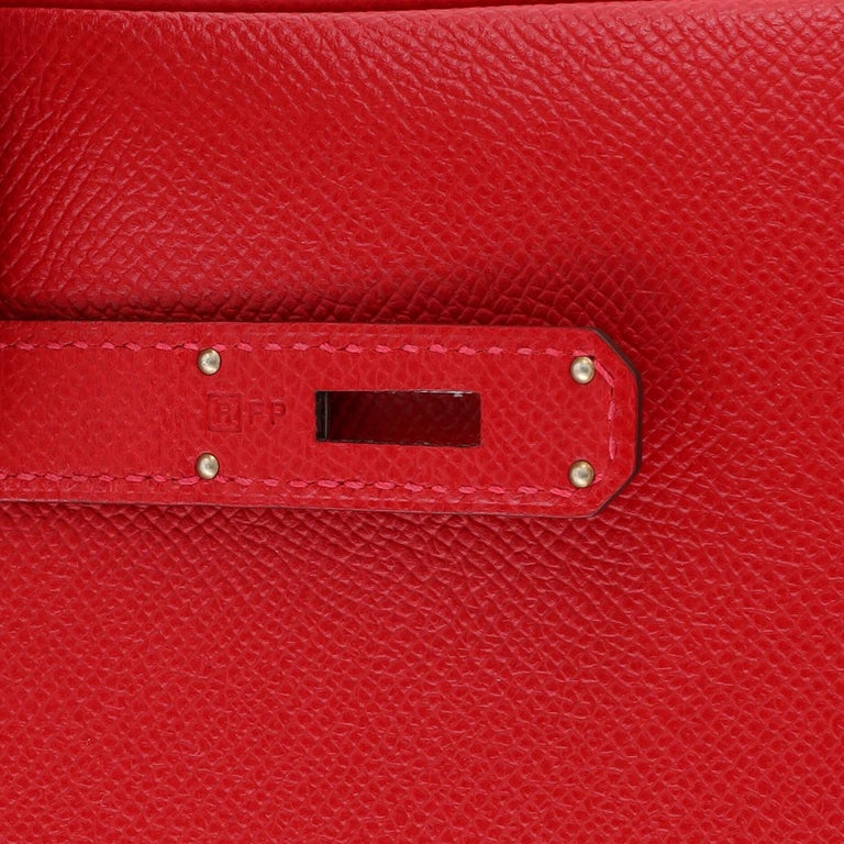 Hermès Birkin 30cm Rouge Casaque Epsom Leather with Palladium