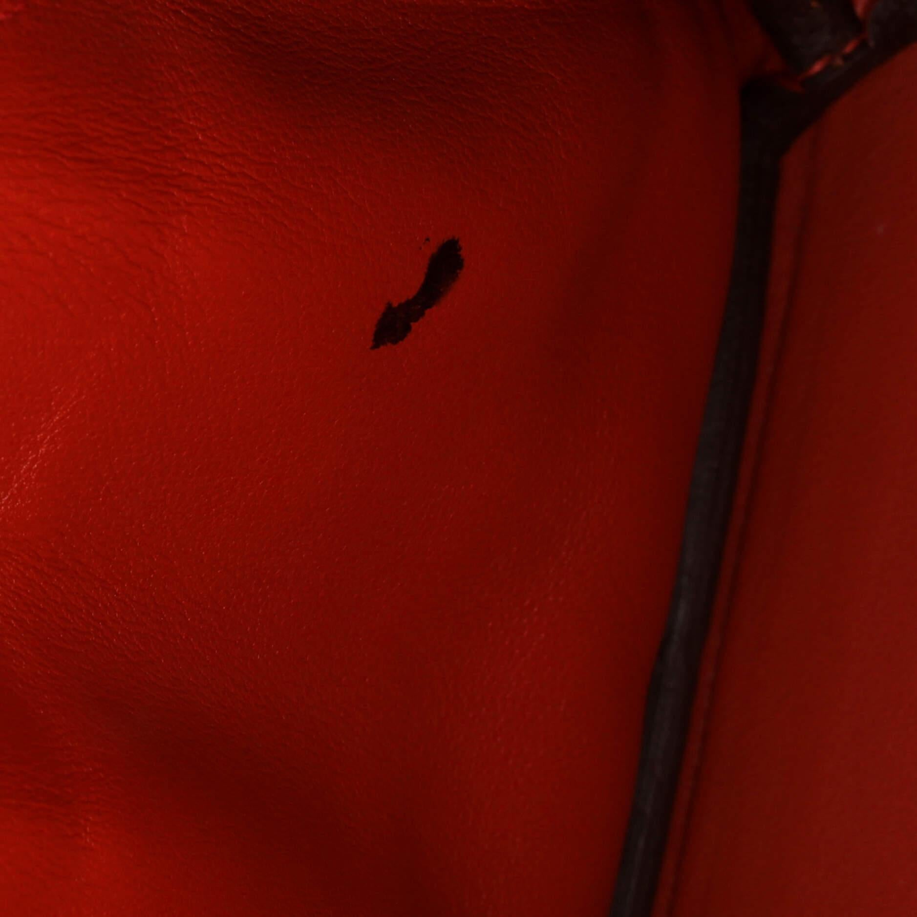 Hermes Birkin Handbag Rouge Casaque Swift with Gold Hardware 25 5