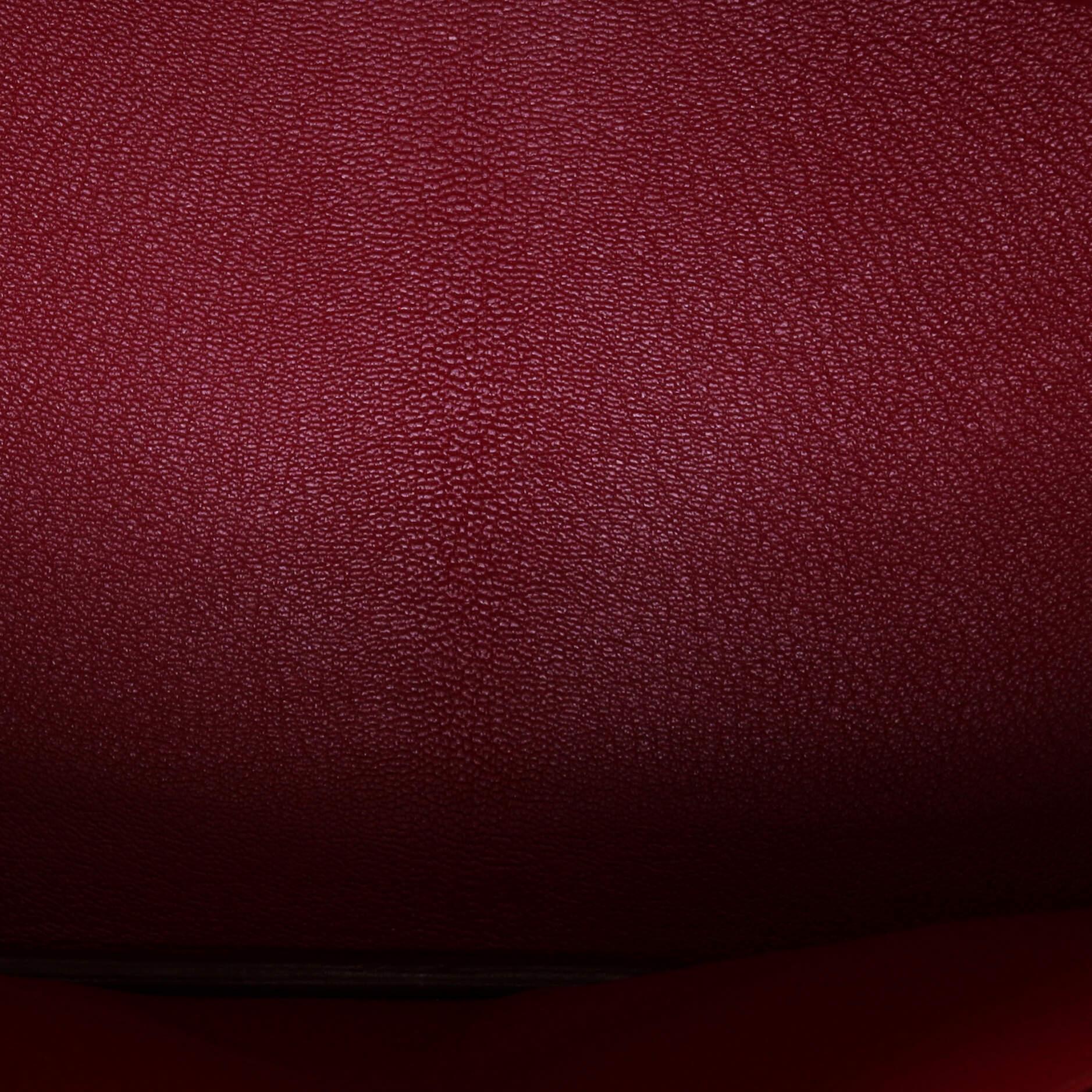 Hermes Birkin Handbag Rouge Garance Togo with Palladium Hardware 35 1