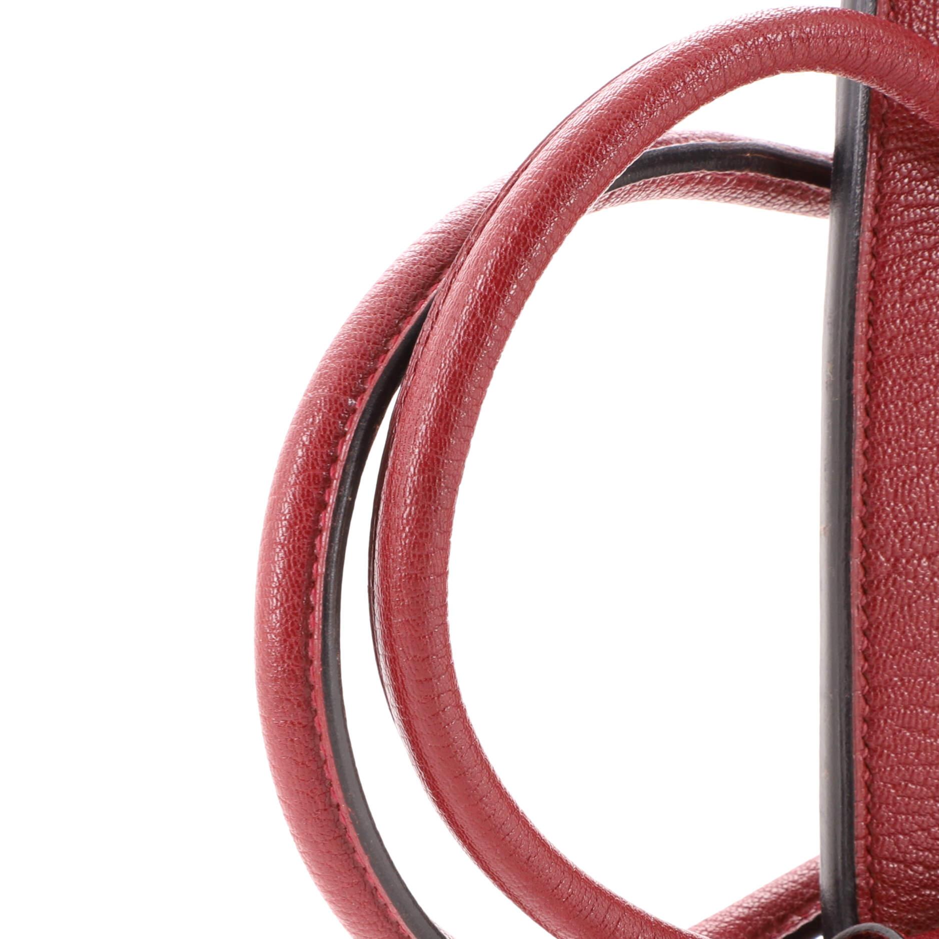Hermes Birkin Handbag Rouge H Chevre de Coromandel with Gold Hardware 35 5
