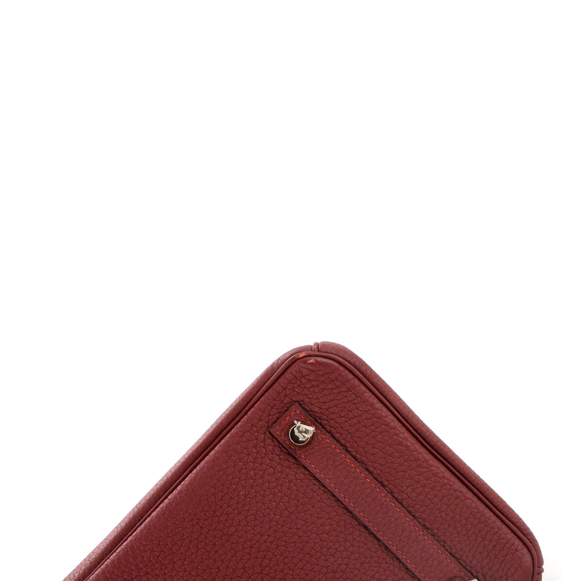 Hermes Birkin Handbag Rouge H Togo with Gold Hardware 30 4