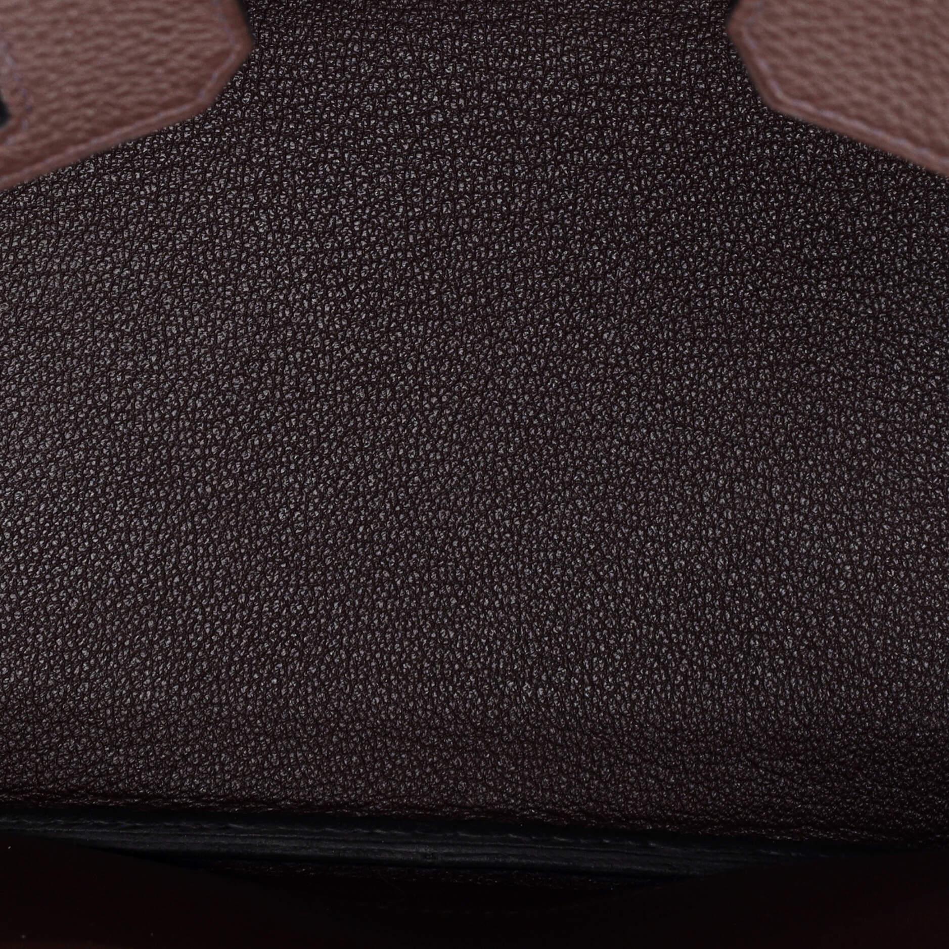 Hermes Birkin Handbag Rouge Sellier Togo with Gold Hardware 25 2