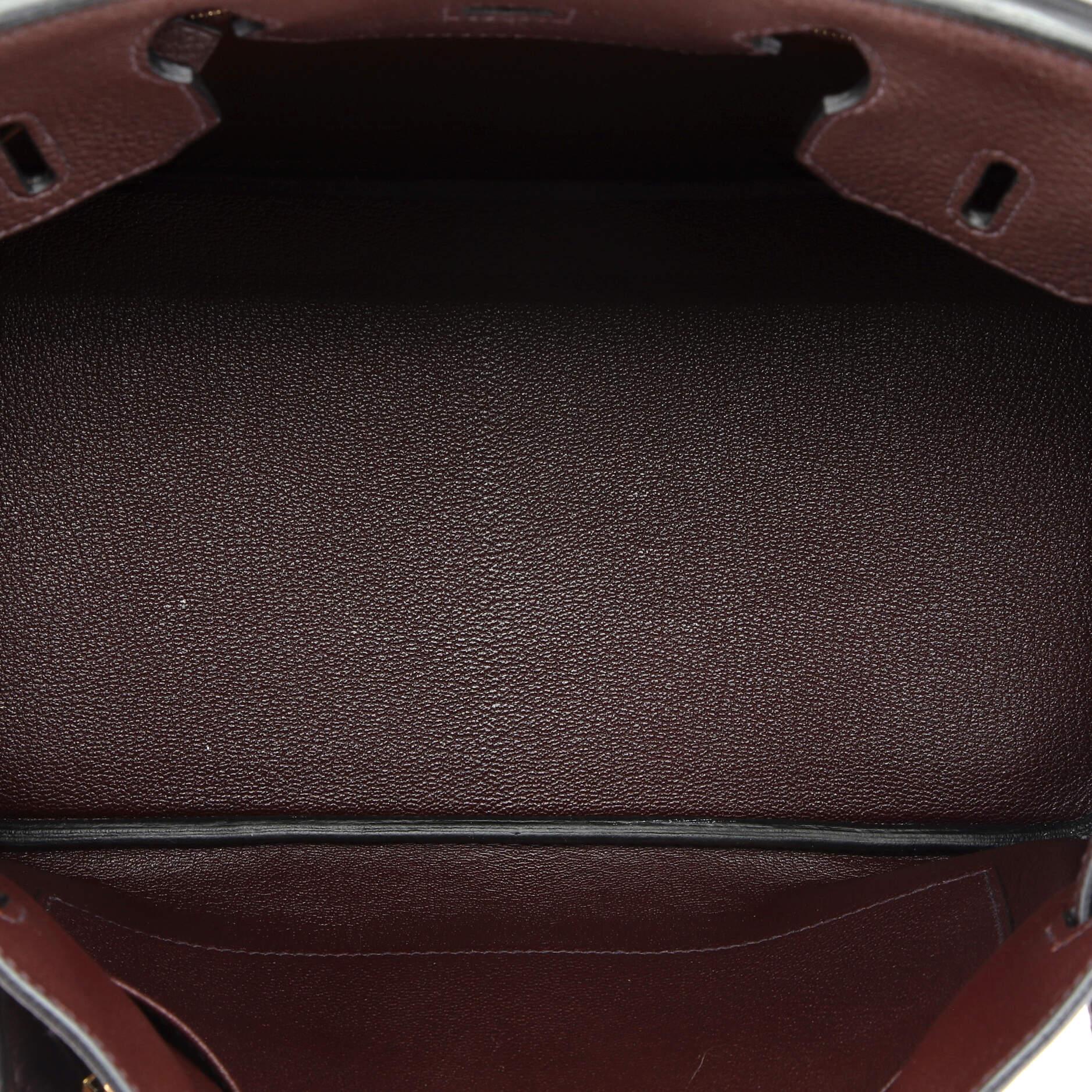 Hermes Birkin Handbag Rouge Sellier Togo with Gold Hardware 30 2