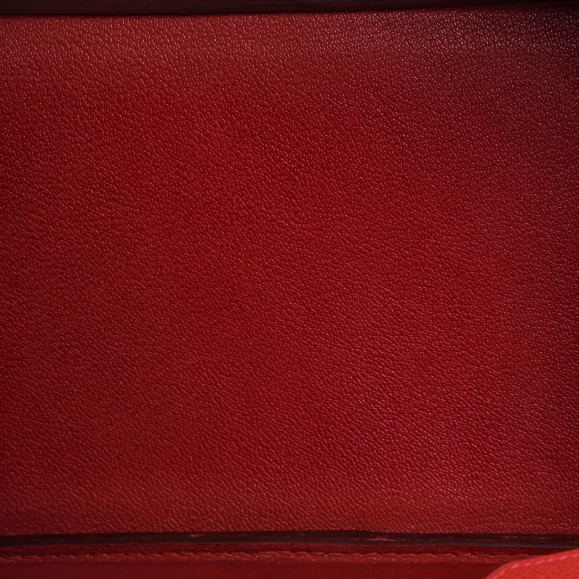 Hermes Birkin Handbag Rouge Vif Epsom with Gold Hardware 35 1